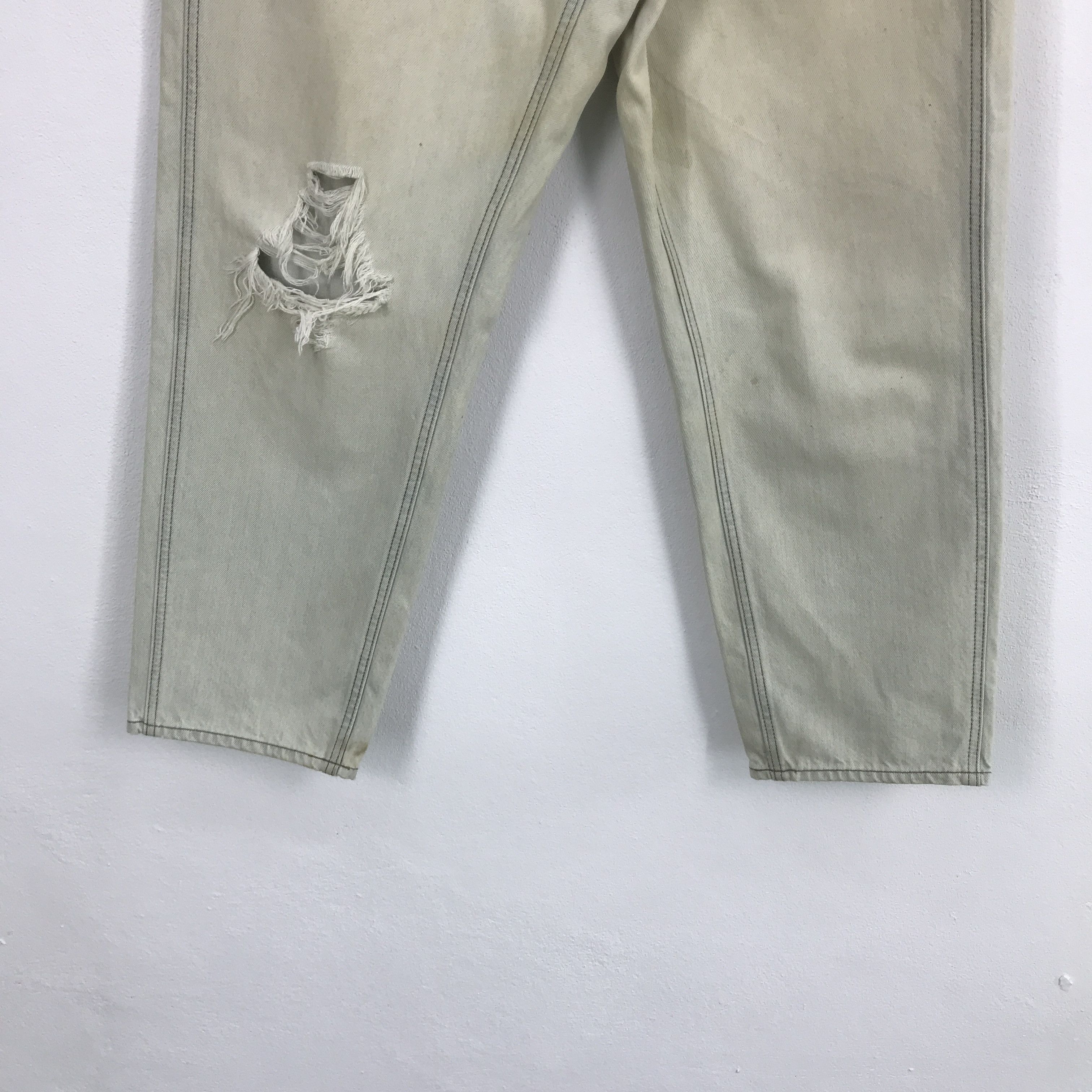 JW Anderson × Uniqlo Jw Anderson x uniqlo baggy Distressed jean pants Size US 30 / EU 46 - 4 Thumbnail