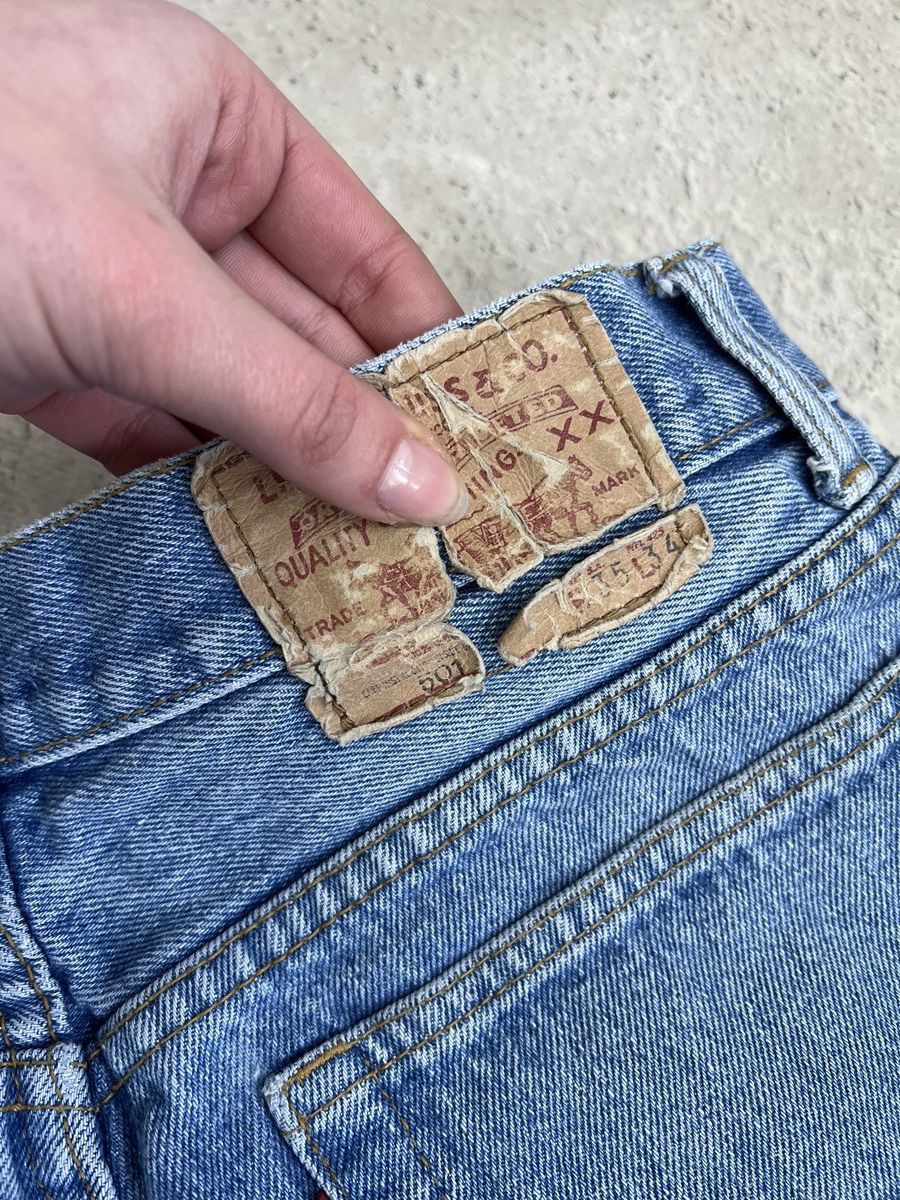Levi's Light Blue Denim Jeans levis 90s Vintage Casual Style Size US 35 - 11 Thumbnail