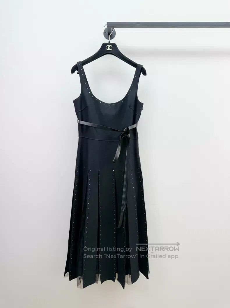 Valentino Valentino Heavy Pleated Slip Dress Size S / US 4 / IT 40 - 1 Thumbnail