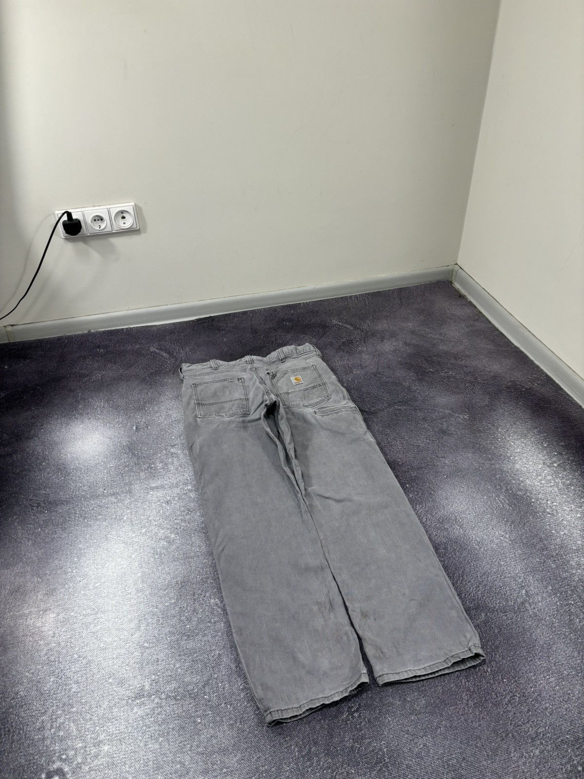 Carhartt Vintage Carhartt Y2K Relaxed Fit Gray Work Carpenter Pants Size US 34 / EU 50 - 3 Thumbnail