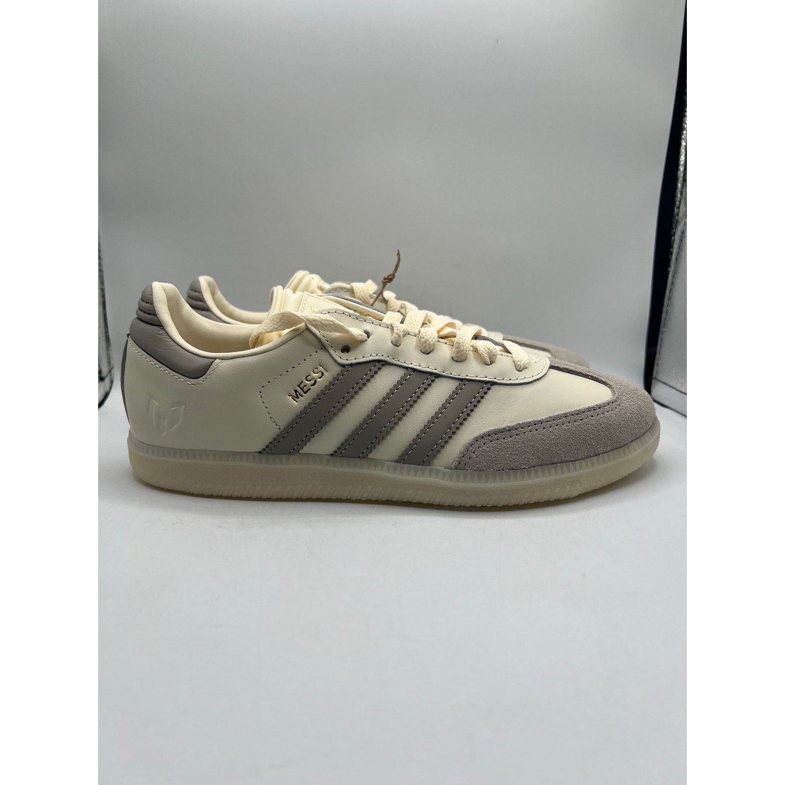 Adidas Lionel Messi X Adidas Samba Indoor “Cream White” size 5 men Size US 5 / EU 37 - 3 Thumbnail