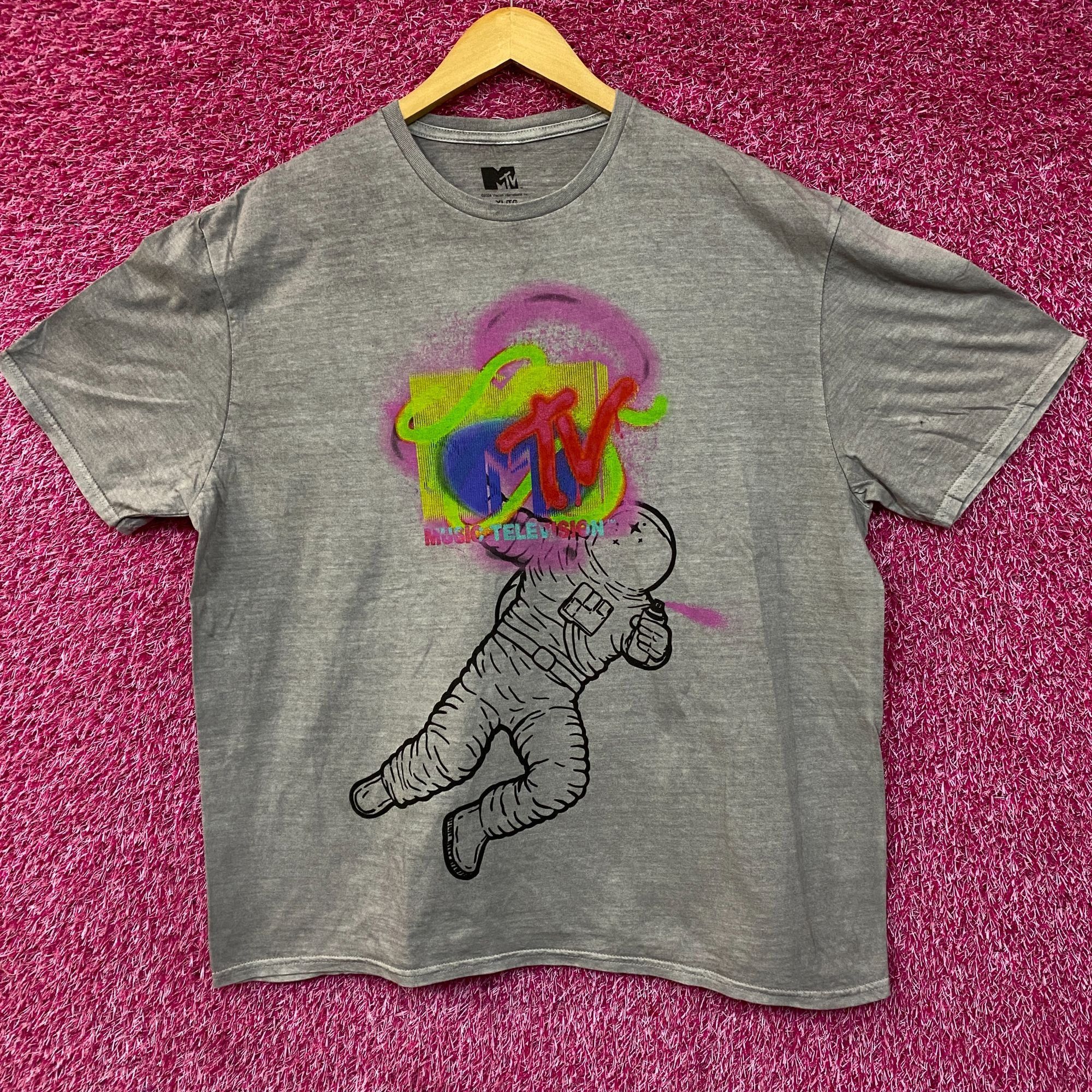 Mtv MTV Astronaut Moon Man Trophy Poster T-Shirt XL Size US XL / EU 56 / 4 - 1 Thumbnail
