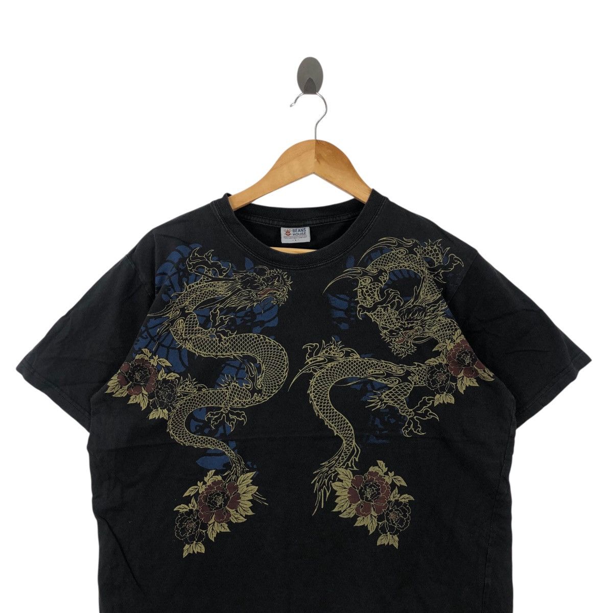Japanese Brand Vintage Sukajan Souvenir Dragon Yakuza Style T Shirt Size US L / EU 52-54 / 3 - 2 Thumbnail