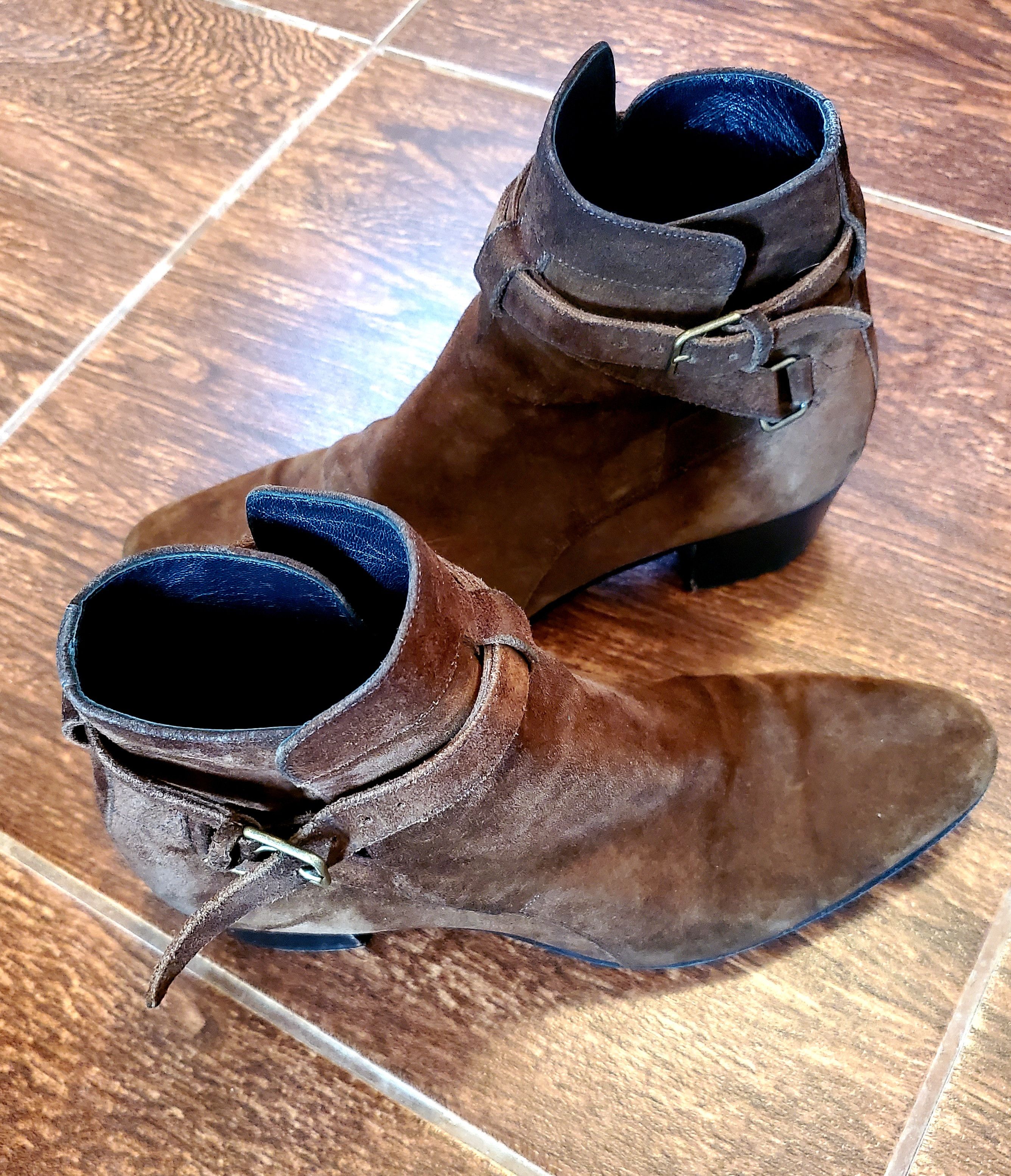 Saint Laurent Paris Saint Laurent Saint Laurent Jodhpur Boot/Bootie Suede 39 Size US 9 / IT 39 - 4 Thumbnail