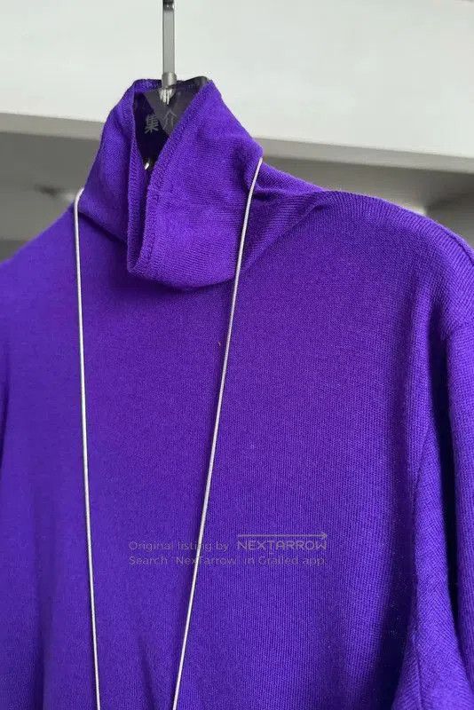 Kenzo KENZO Purple Wool Turtleneck Sweater for Women . Size M / US 6-8 / IT 42-44 - 4 Thumbnail