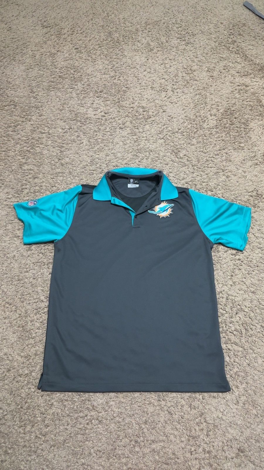 Nike Nike NFL Miami Dolphins polo shirt used Size large Size US L / EU 52-54 / 3 - 1 Thumbnail