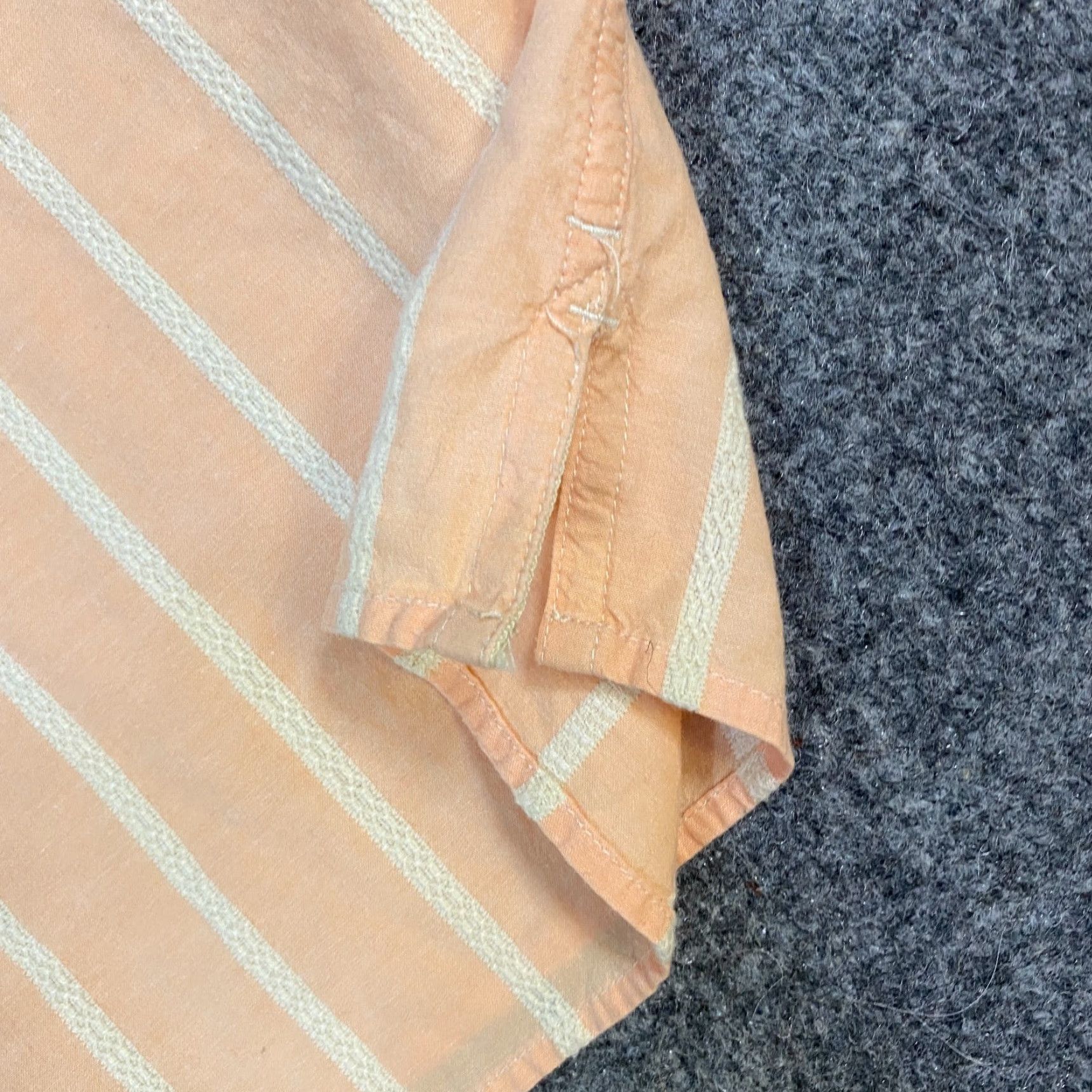 The Territory Ahead Territory Ahead Shirt 2XLT Orange Striped Short Sleeve 100% Cotton Size US XXL / EU 58 / 5 - 3 Thumbnail