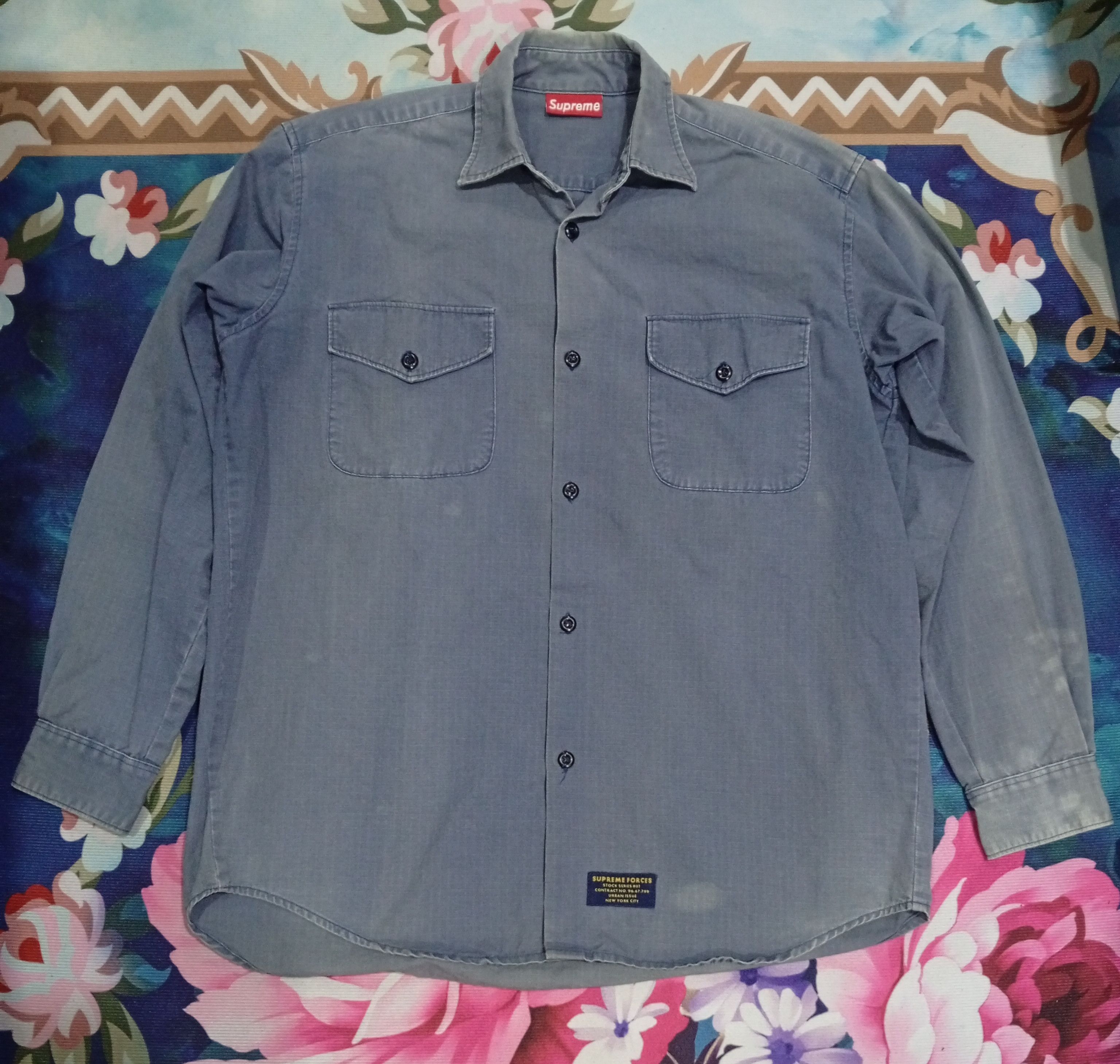 VTG 90's supreme force workshirt