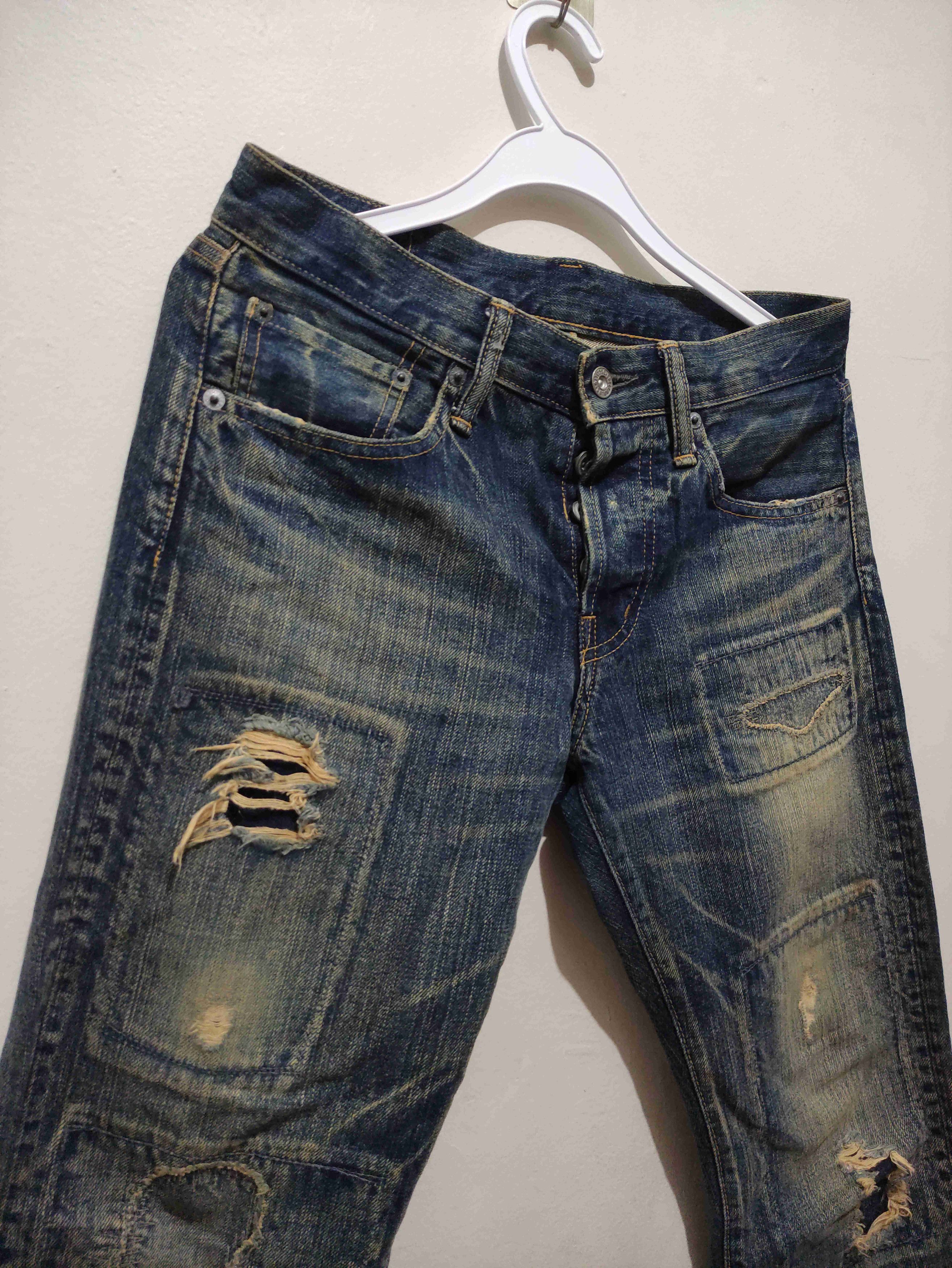 Spellbound Japanese Archive SPELLBOUND distressed grunge denim Size US 29 - 9 Thumbnail