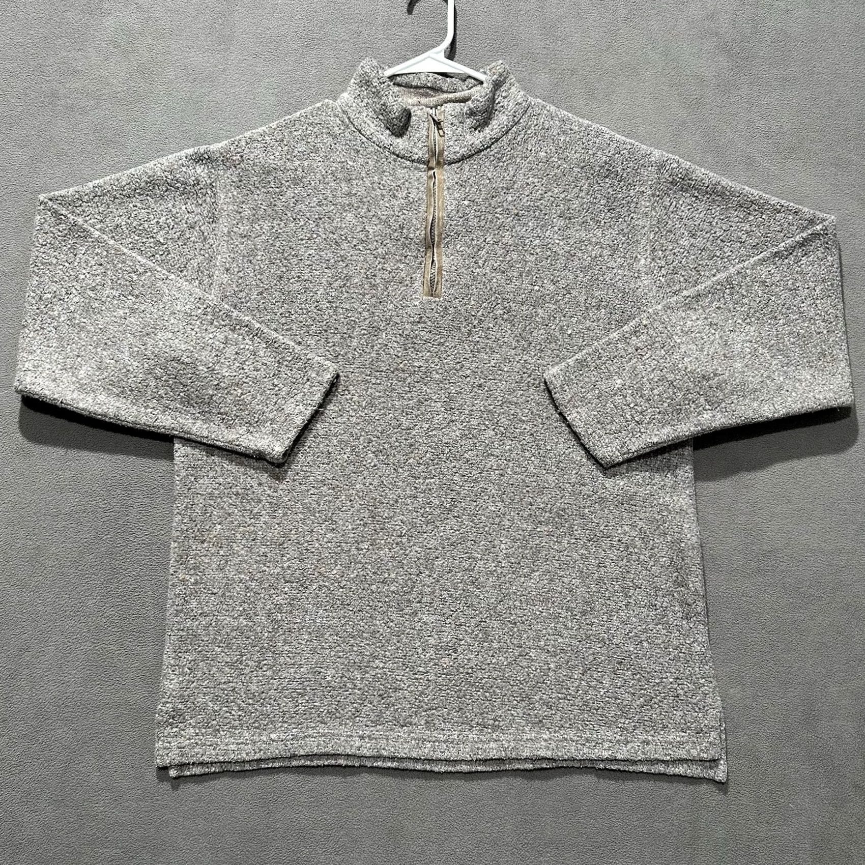 The Territory Ahead VINTAGE Territory Ahead Sweater Mens Large Gray Quarter Zip Fleece Hiking 90s Casual Outdoor Zipper Pullover Winter Fall Spring Nice Used Size US L / EU 52-54 / 3 - 2 Thumbnail