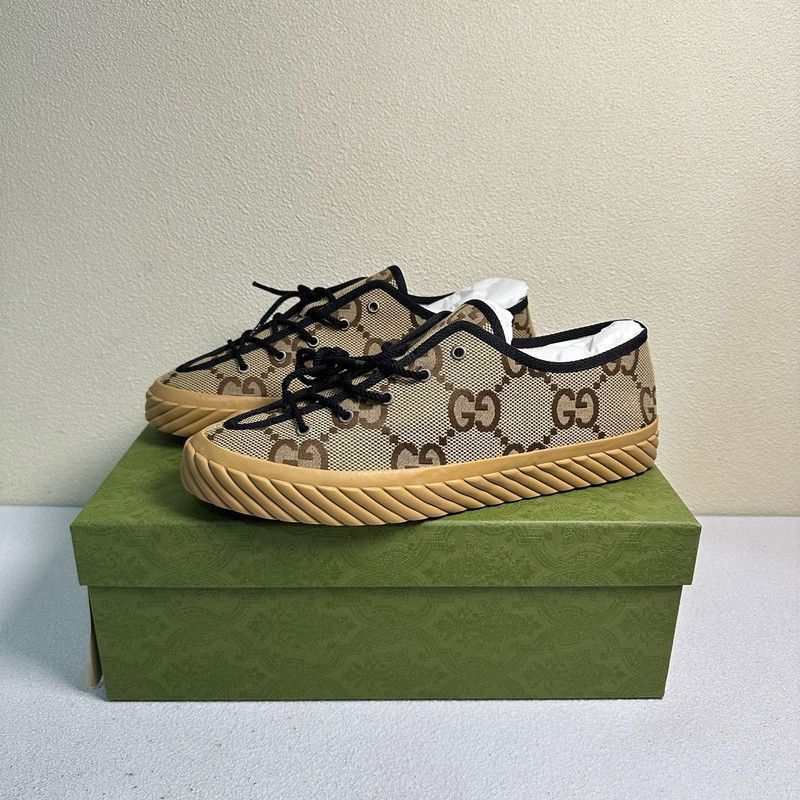 Gucci Gucci Low-Top GG Fashion Sneakers for Men - Size US 12.5 / EU 45-46 - 1 Thumbnail