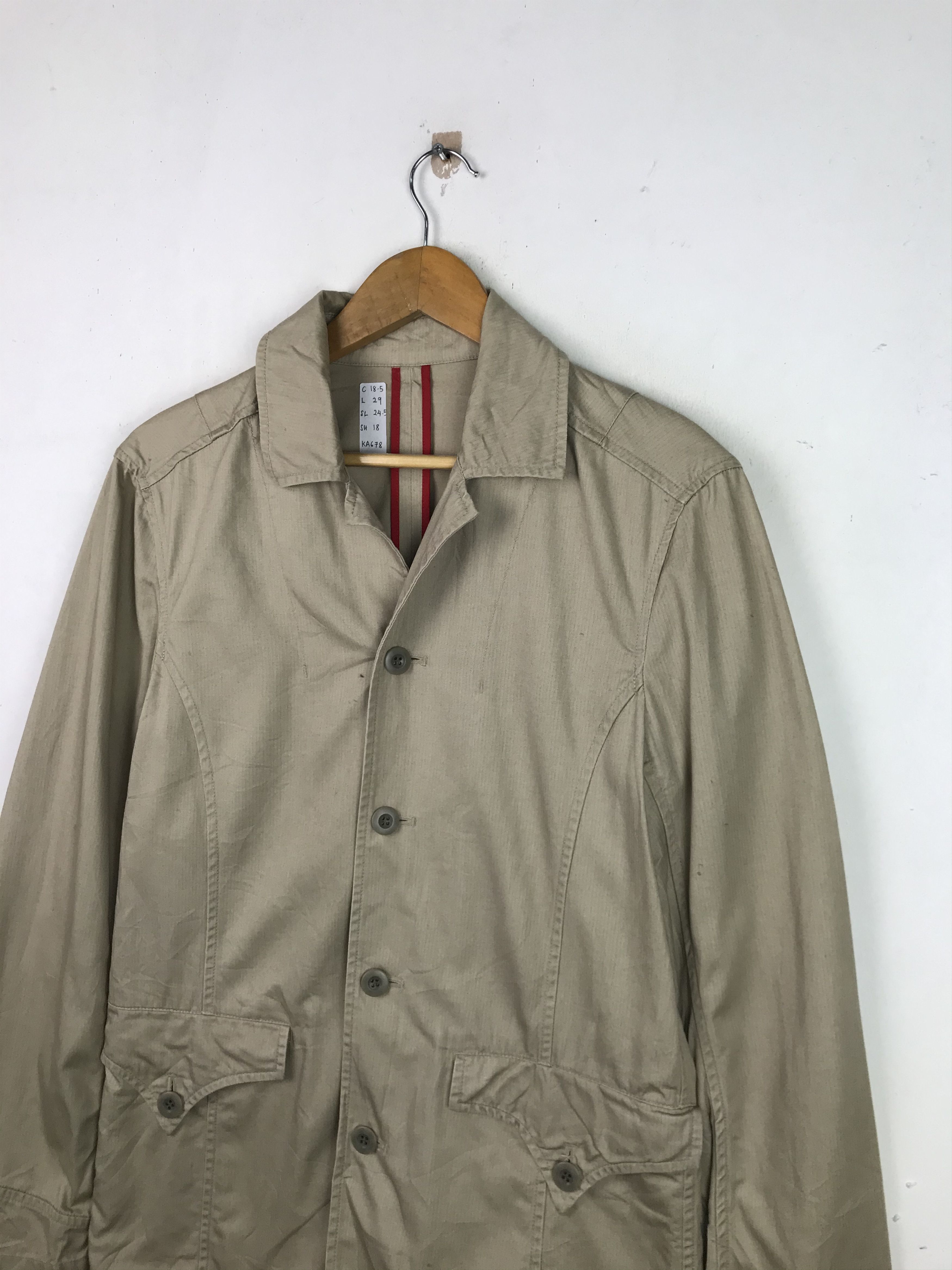 Issey Miyake × Japanese Brand Vintage Issey miyake 291295 Homme Full Button Jacket Size US S / EU 44-46 / 1 - 6 Thumbnail