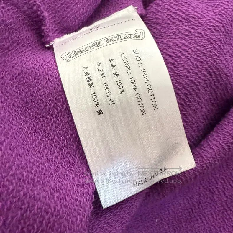Chrome Hearts CHROME HEARTS Size M Purple cartoon hoodie Size US M / EU 48-50 / 2 - 3 Thumbnail