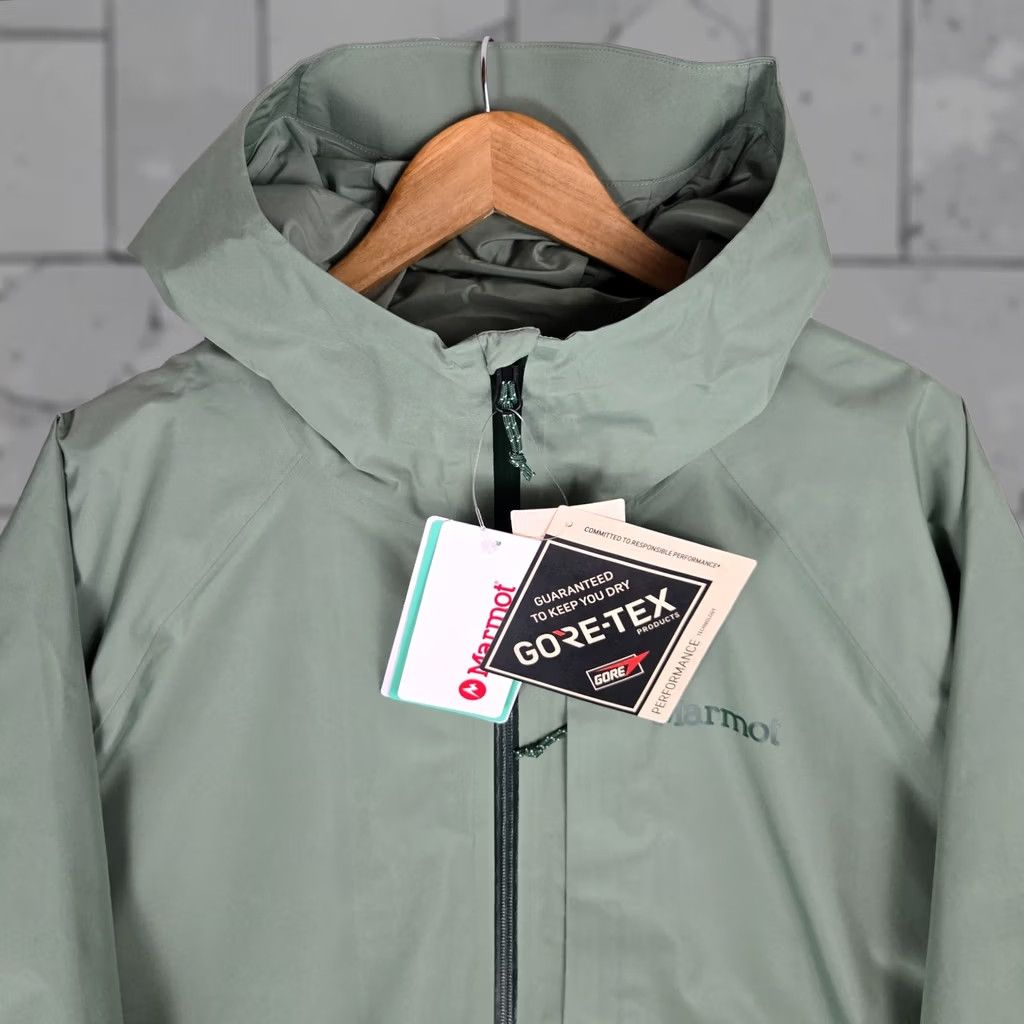 Marmot Marmot Gore Tex New Mens 2XL Waterproof Hooded Shell Jacket Green Jacket Size US XXL / EU 58 / 5 - 1 Thumbnail