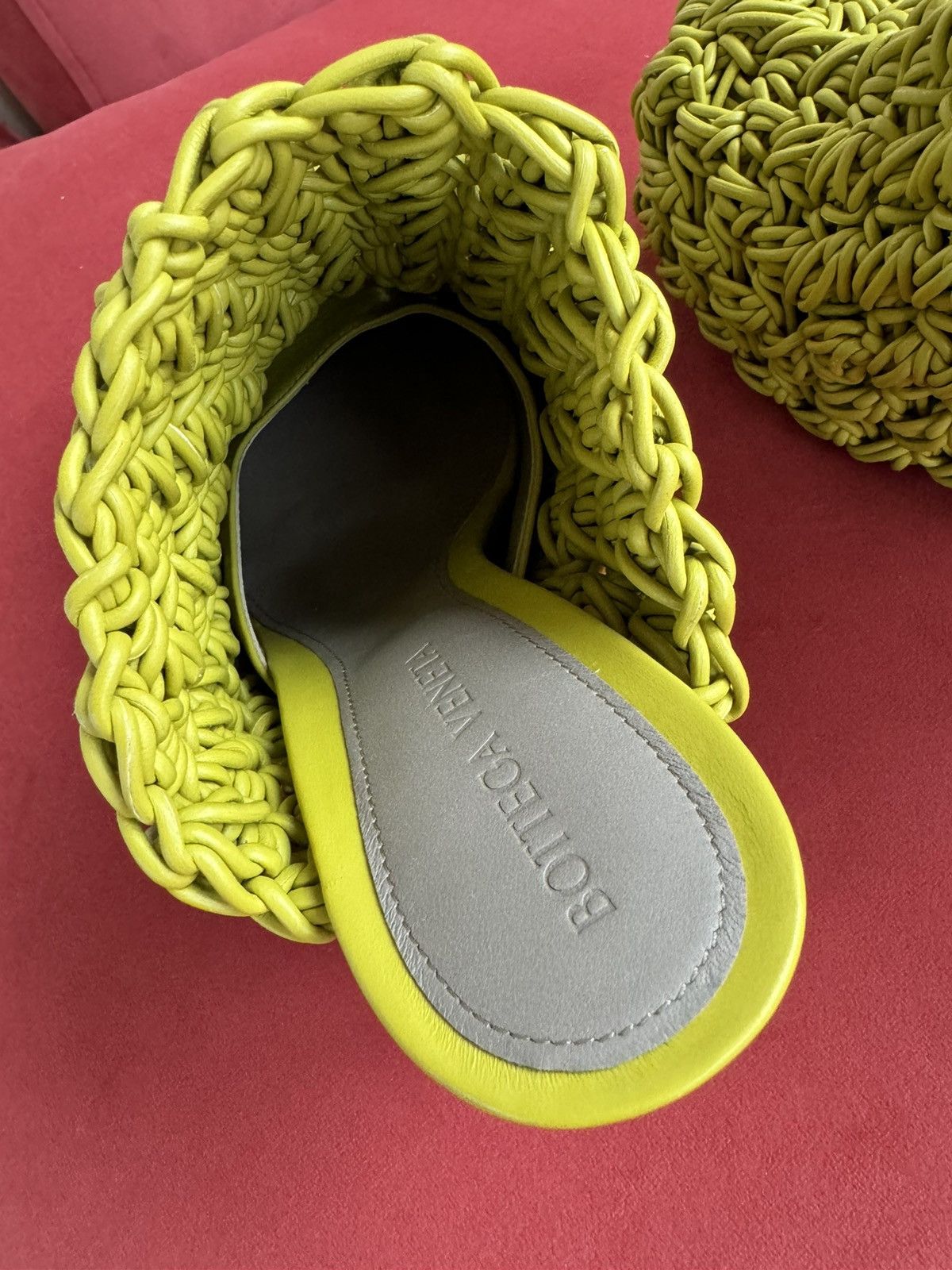 Bottega Veneta Bottega Veneta yellow macrame style, size 35.5 It Size US 5.5 / IT 35.5 - 7 Thumbnail