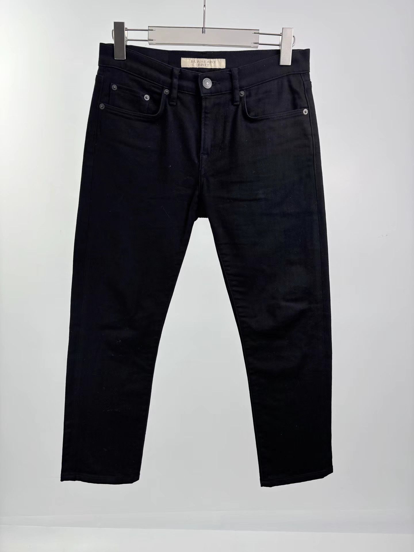 Burberry BURBERRY BRIT Leather Patch Back Jeans Size US 32 / EU 48 - 1 Thumbnail