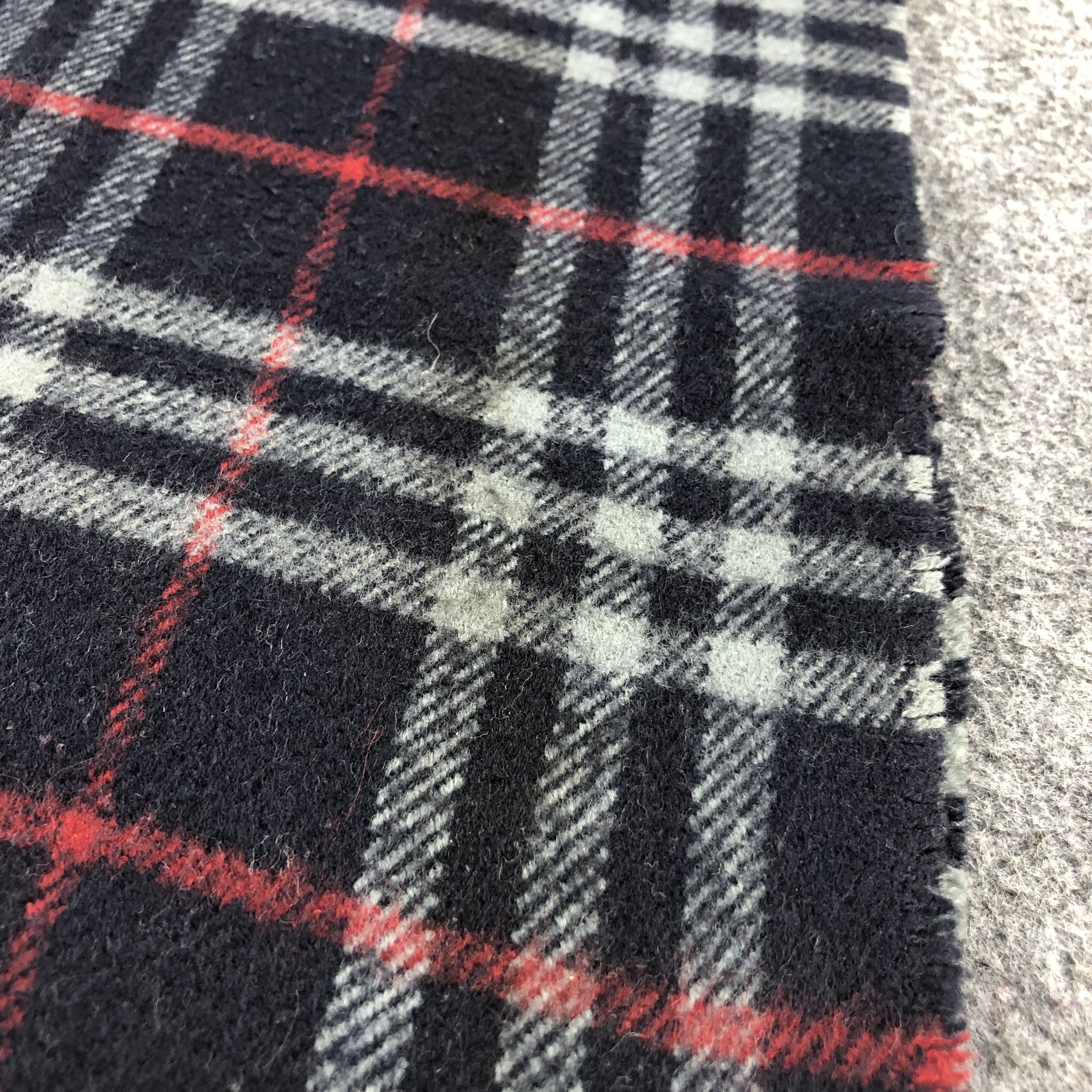 Burberry Burberrys Nova Check Blue Wool Scarf muffler V793 Size ONE SIZE - 5 Thumbnail