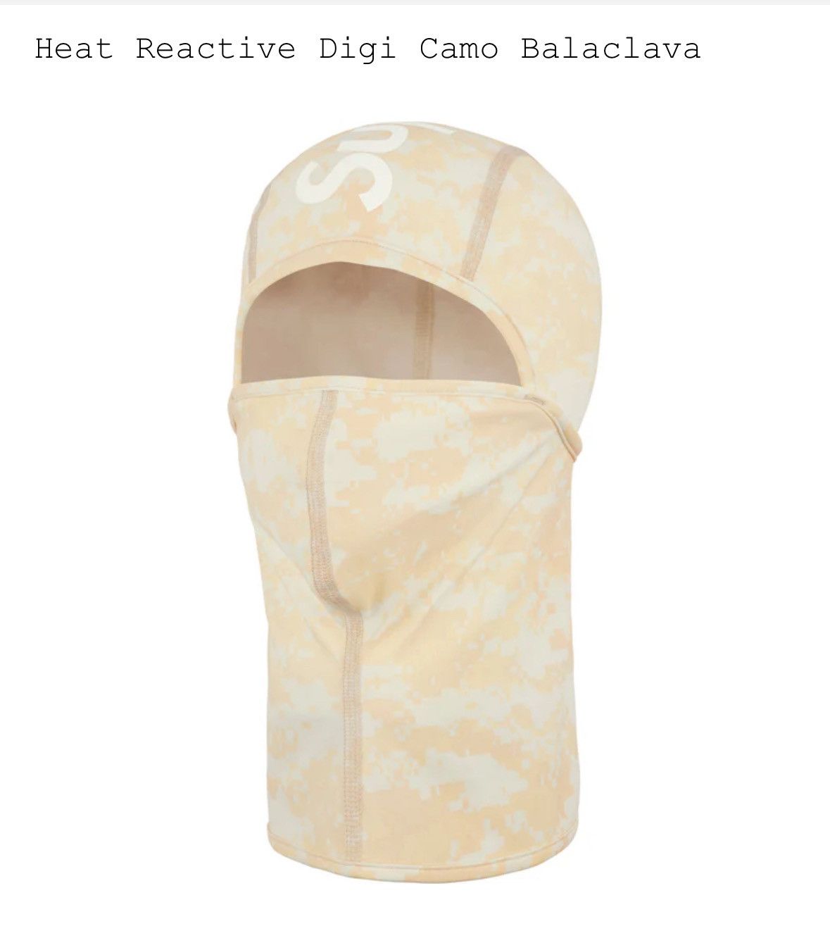 Supreme Supreme Heat Reactive Digi Camo Balaclava Size ONE SIZE - 2 Thumbnail