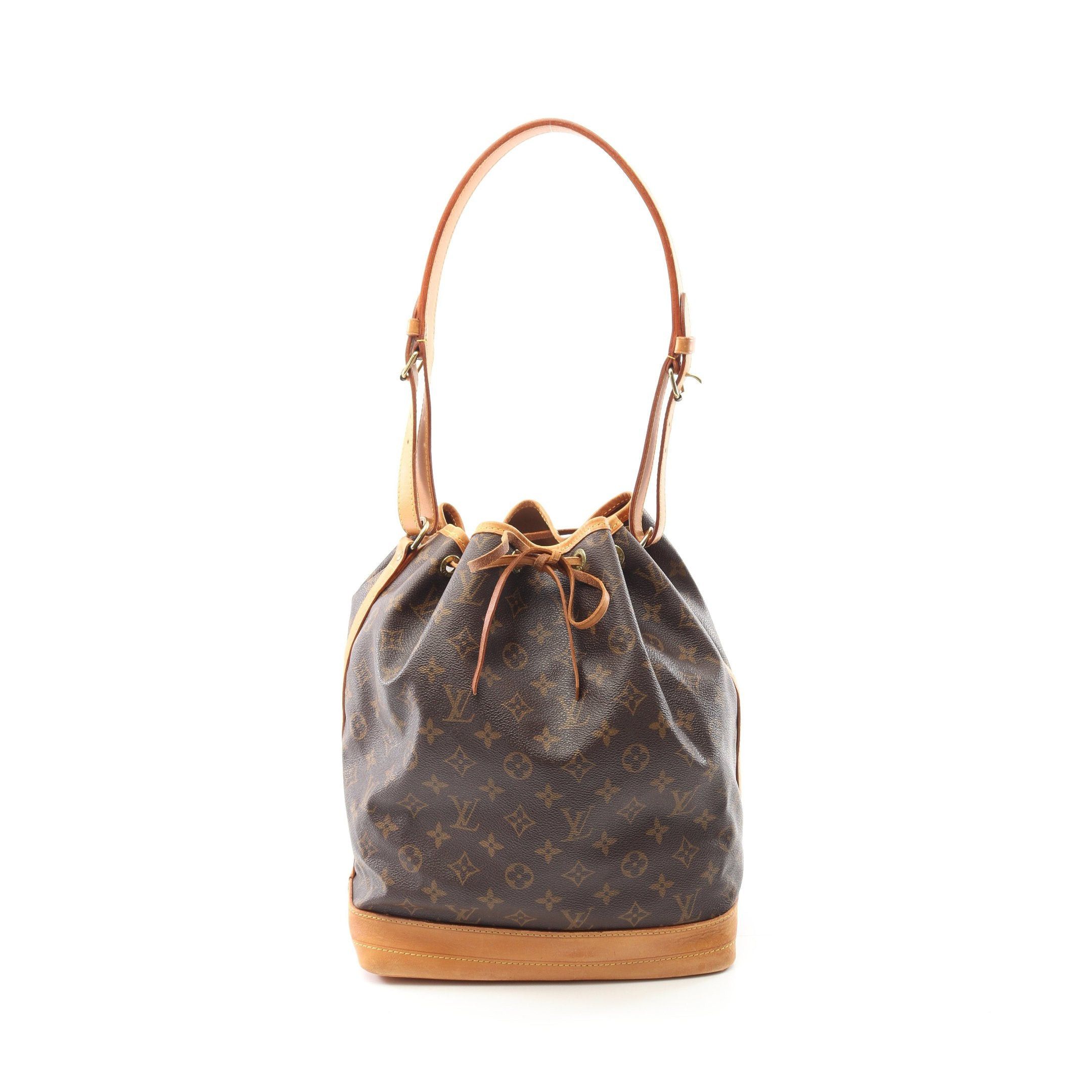 Louis Vuitton Louis Vuitton Noe Monogram Shoulder Bag Leather Brown Size ONE SIZE - 1 Thumbnail