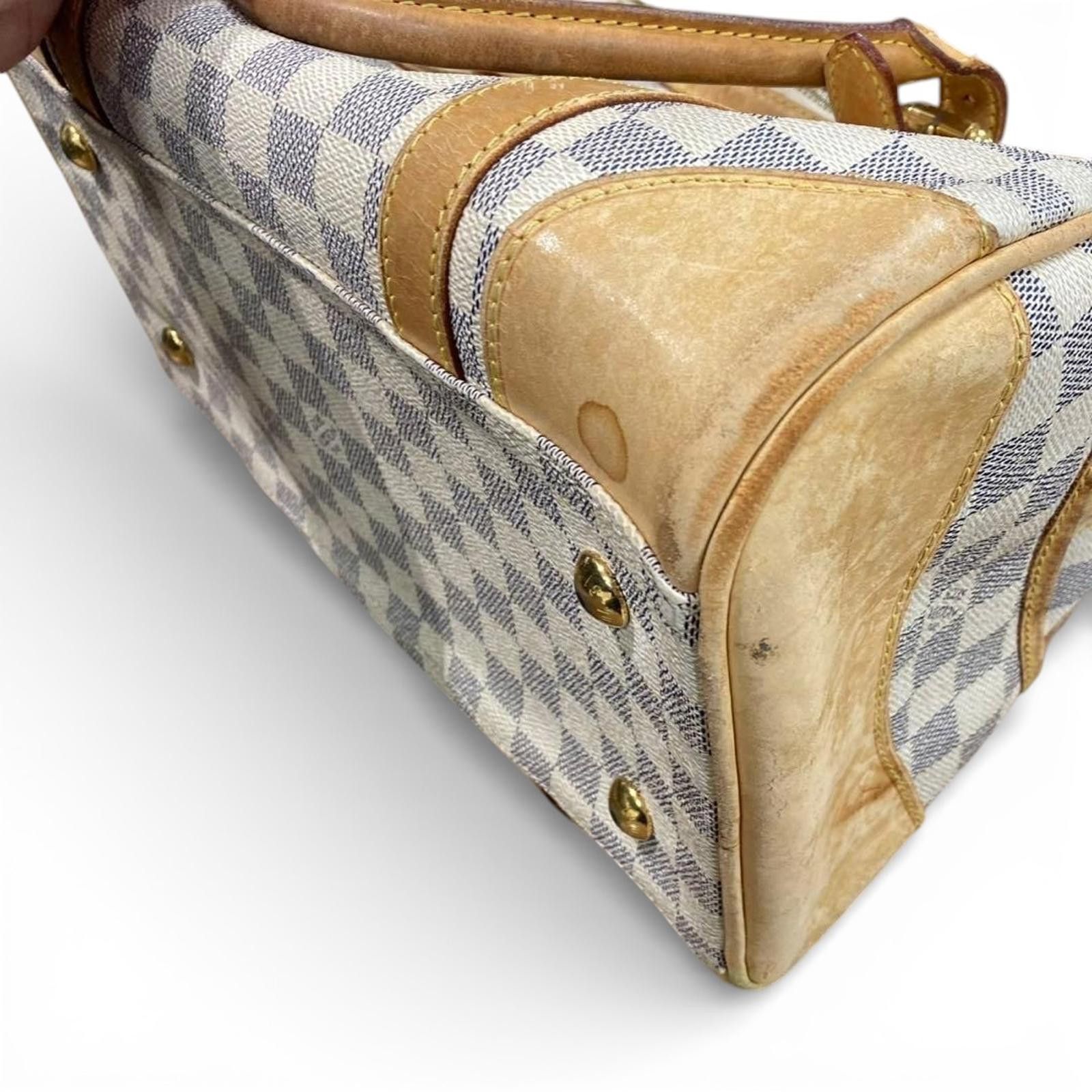 Louis Vuitton Louis Vuitton - Damier Azur Canvas Handbag Size ONE SIZE - 5 Thumbnail