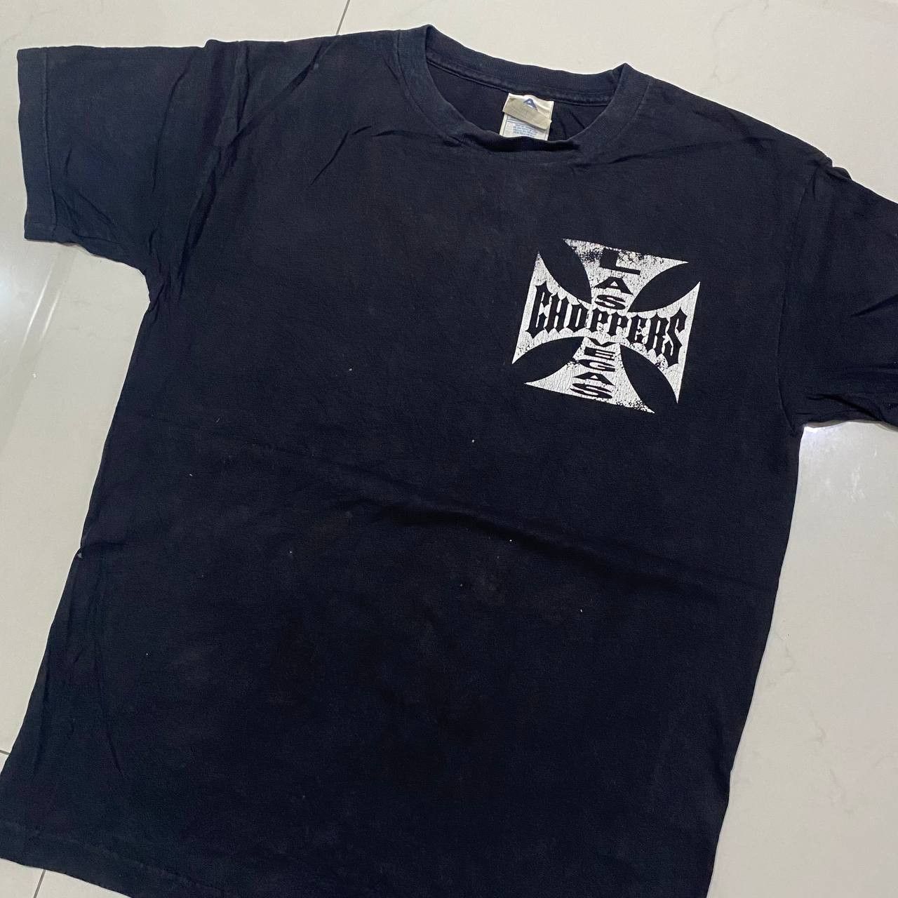 Harley Davidson × Vintage × West Coast Choppers 90s 00s Las Vegas Choppers bike T-Shirt tour Size US M / EU 48-50 / 2 - 5 Thumbnail