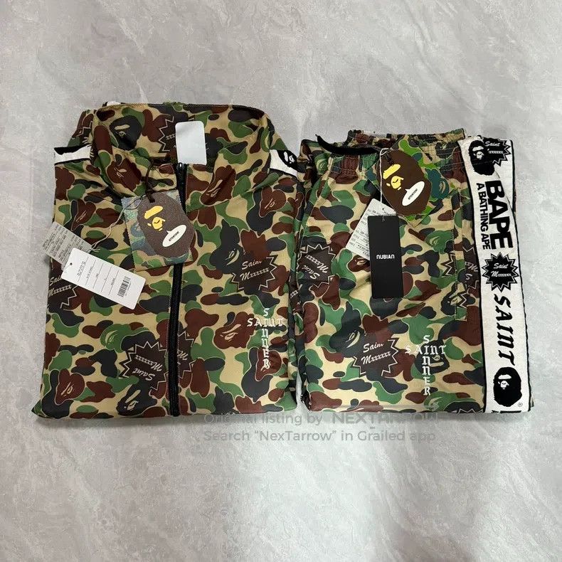 Saint Michael Saint Michael size m Camo print joint design pants Size US 30 / EU 46 - 8 Thumbnail