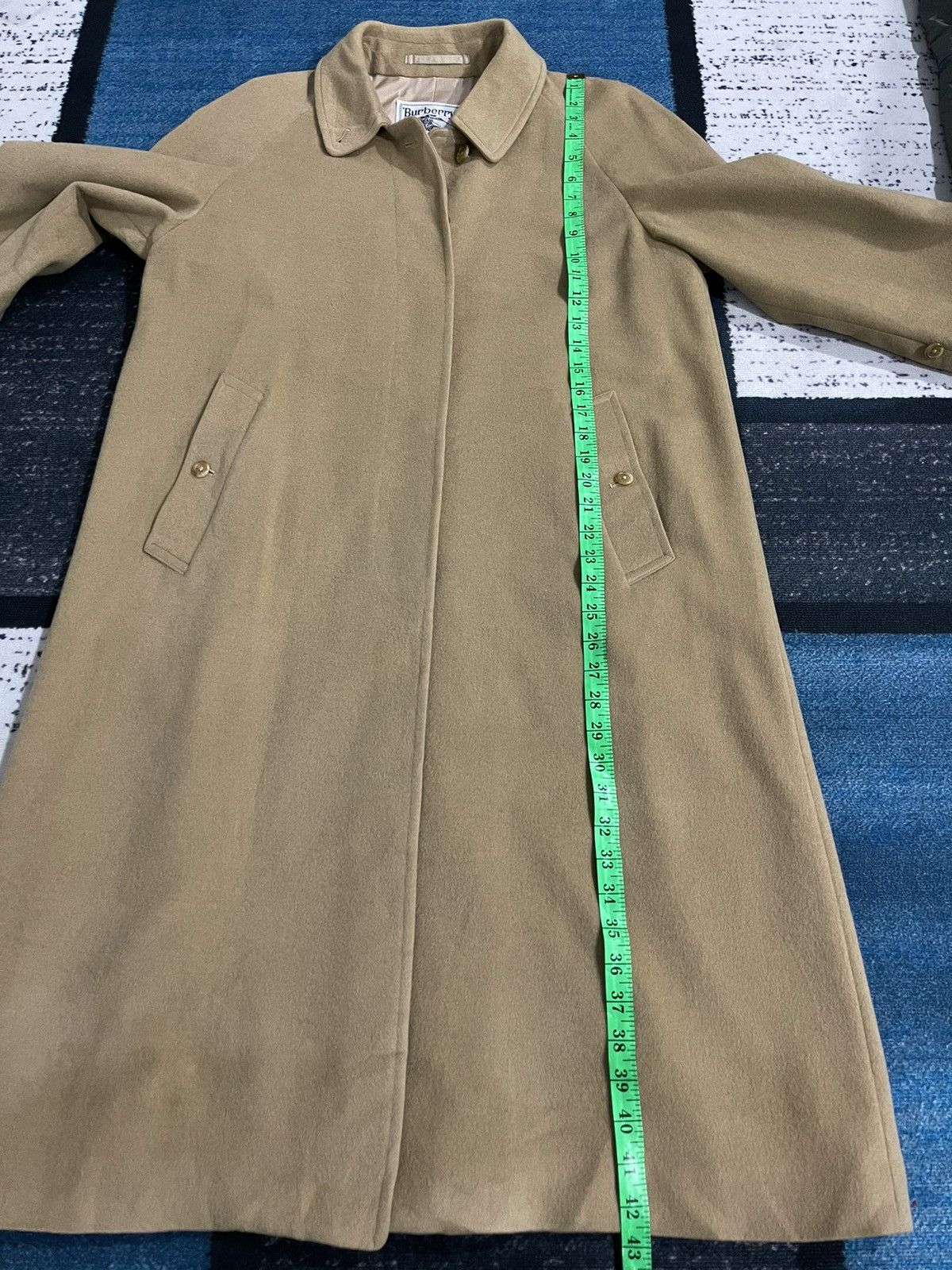 Burberry × Vintage Vintage Burberrys Wool Long Jacket Size US L / EU 52-54 / 3 - 19 Thumbnail