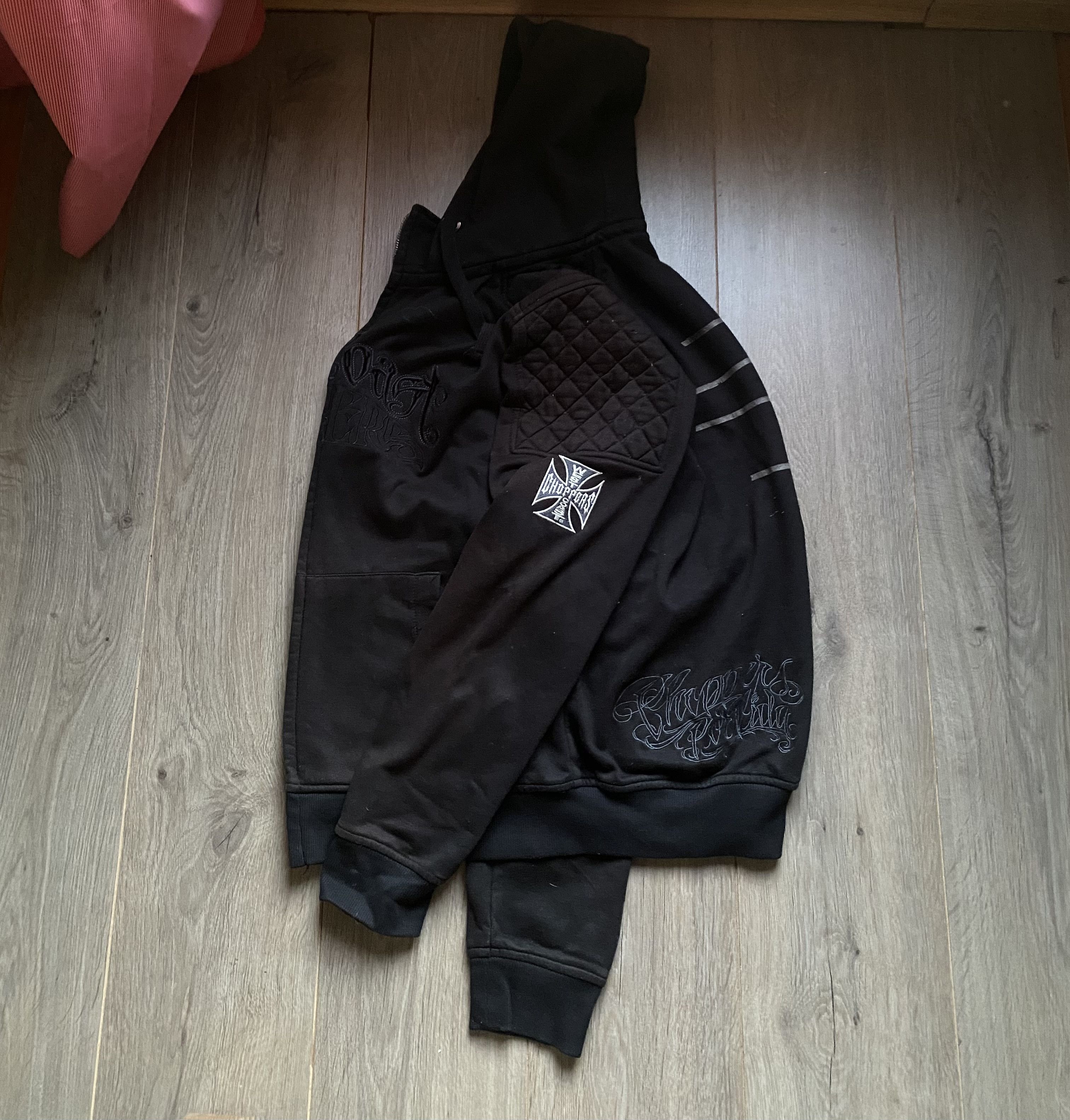West Coast Choppers Zip up hoodie West Coast choppers faded black baiker hoodie Size US L / EU 52-54 / 3 - 1 Thumbnail