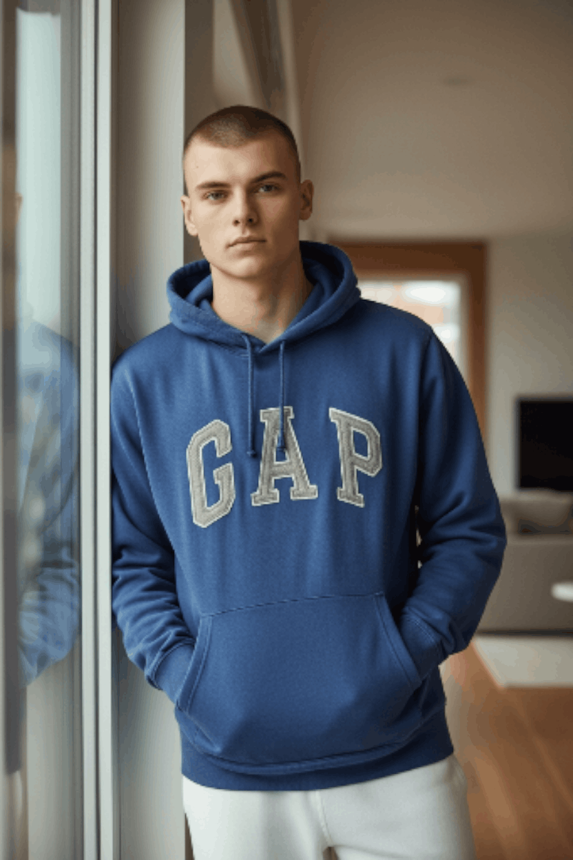 Gap GAP Big Logo Spell Out Hoodie Size US XL / EU 56 / 4 - 2 Thumbnail
