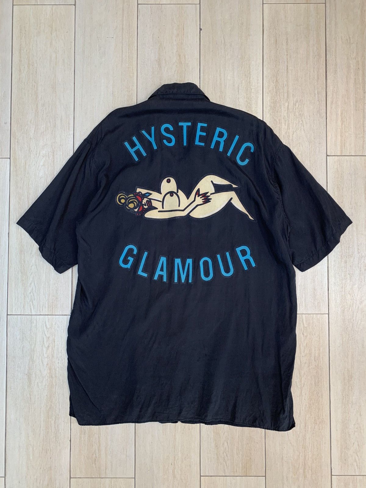 Hysteric Glamour 1990s Hysteric Glamour Rayon Short Sleeve Size US L / EU 52-54 / 3 - 1 Thumbnail