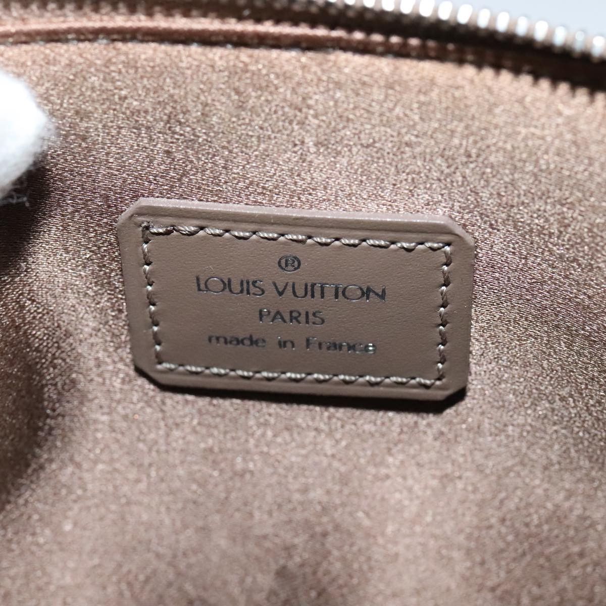 Louis Vuitton LOUIS VUITTON Monogram Satin Little Alma Hand Bag Gray Size ONE SIZE - 11 Thumbnail