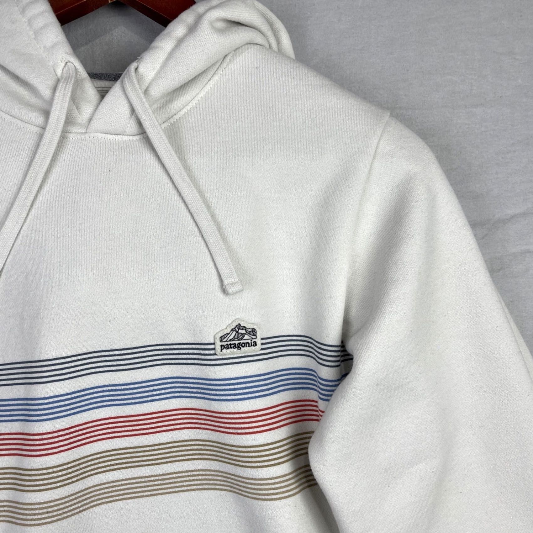 Patagonia Patagonia Hoodie Mens XS White Uprisal Hoody Pullover Ridge Logo Stripe Recycle Size US XS / EU 42 / 0 - 4 Thumbnail