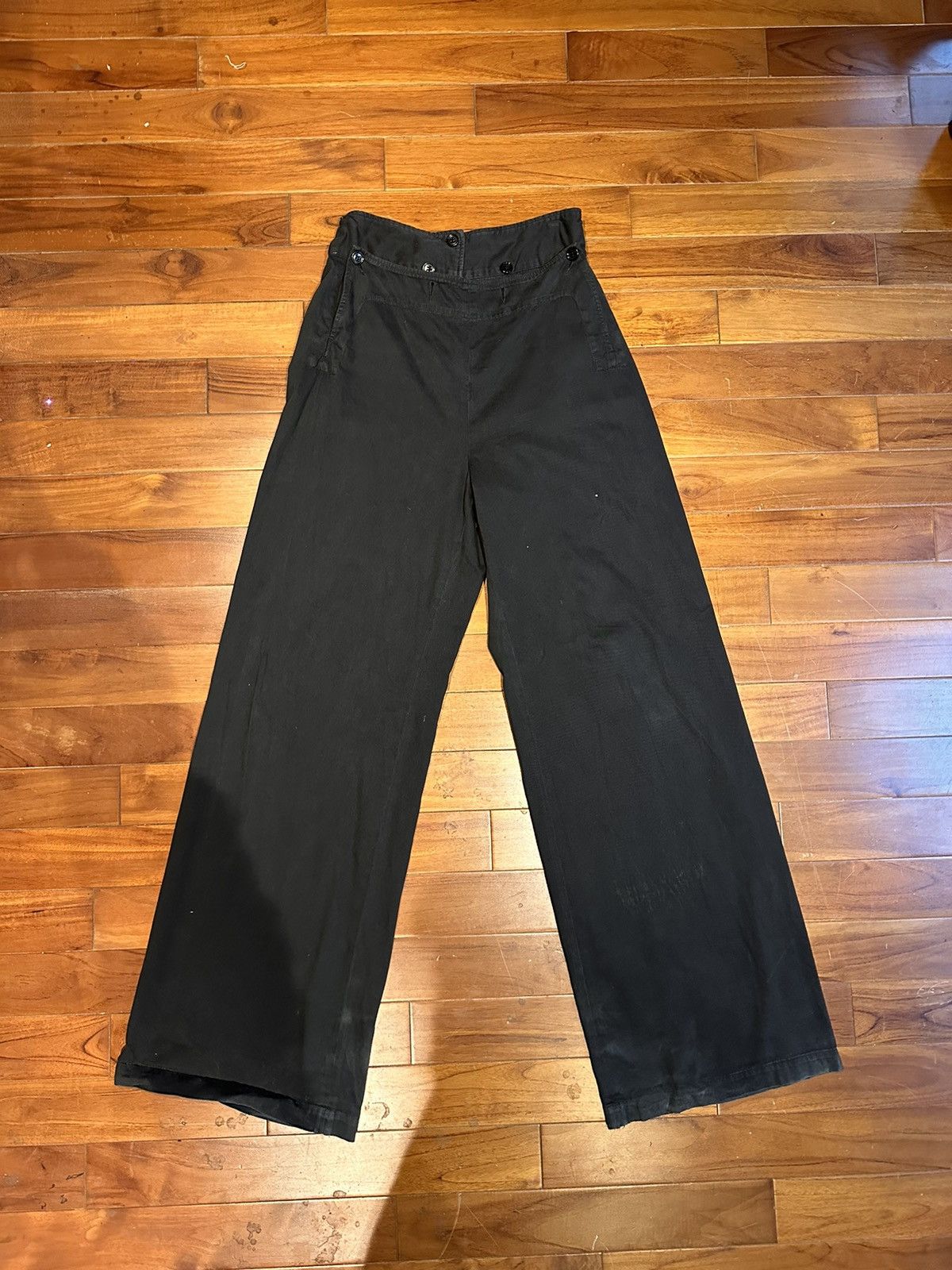 image of Dries Van Noten Sailor Trousers in Black, Men's (Size 32)