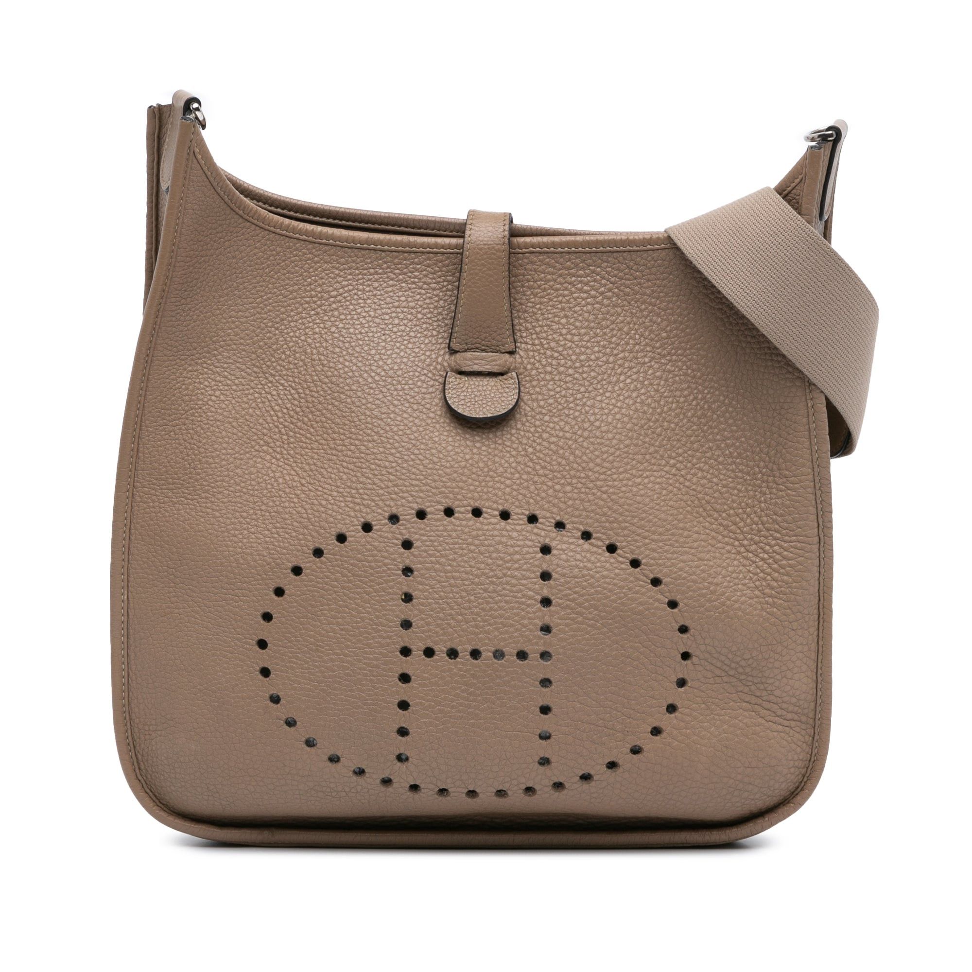 Hermes Hermès Clemence Evelyne III PM Brown Size ONE SIZE - 1 Thumbnail