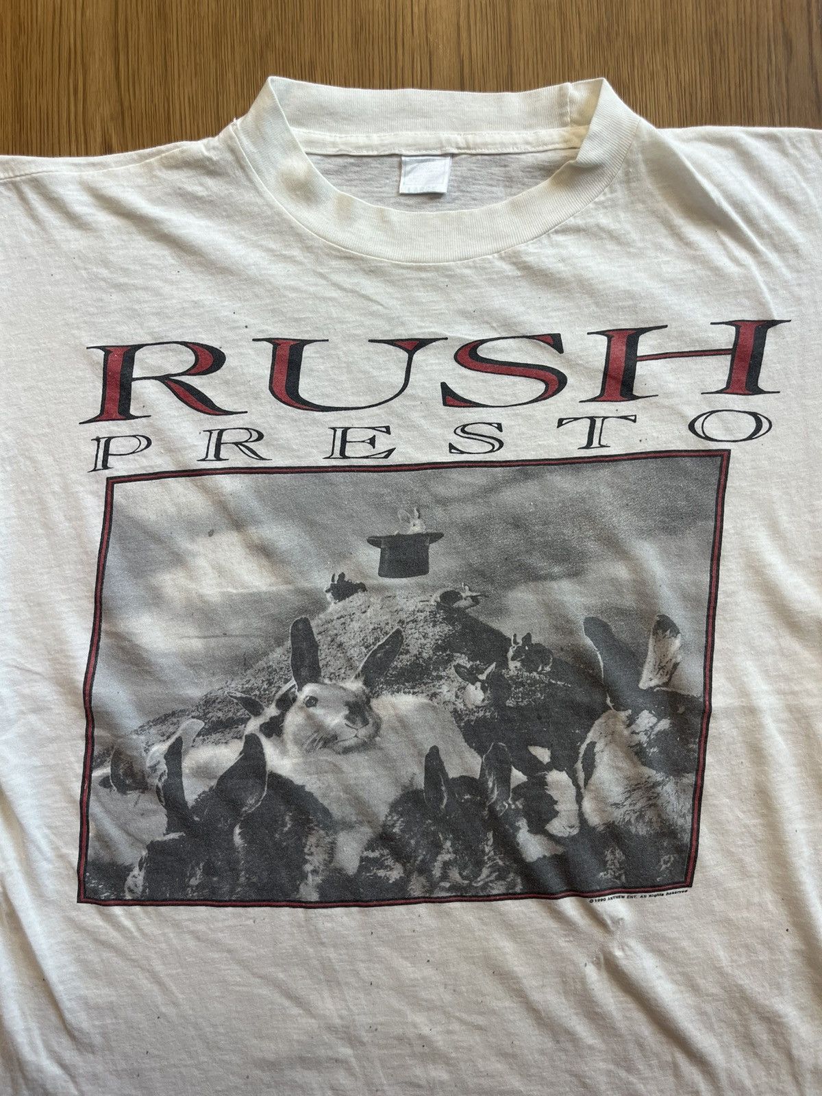 Band Tees Vintage RUSH Presto 1990’s (boxy) band Tshirt Size US L / EU 52-54 / 3 - 6 Thumbnail