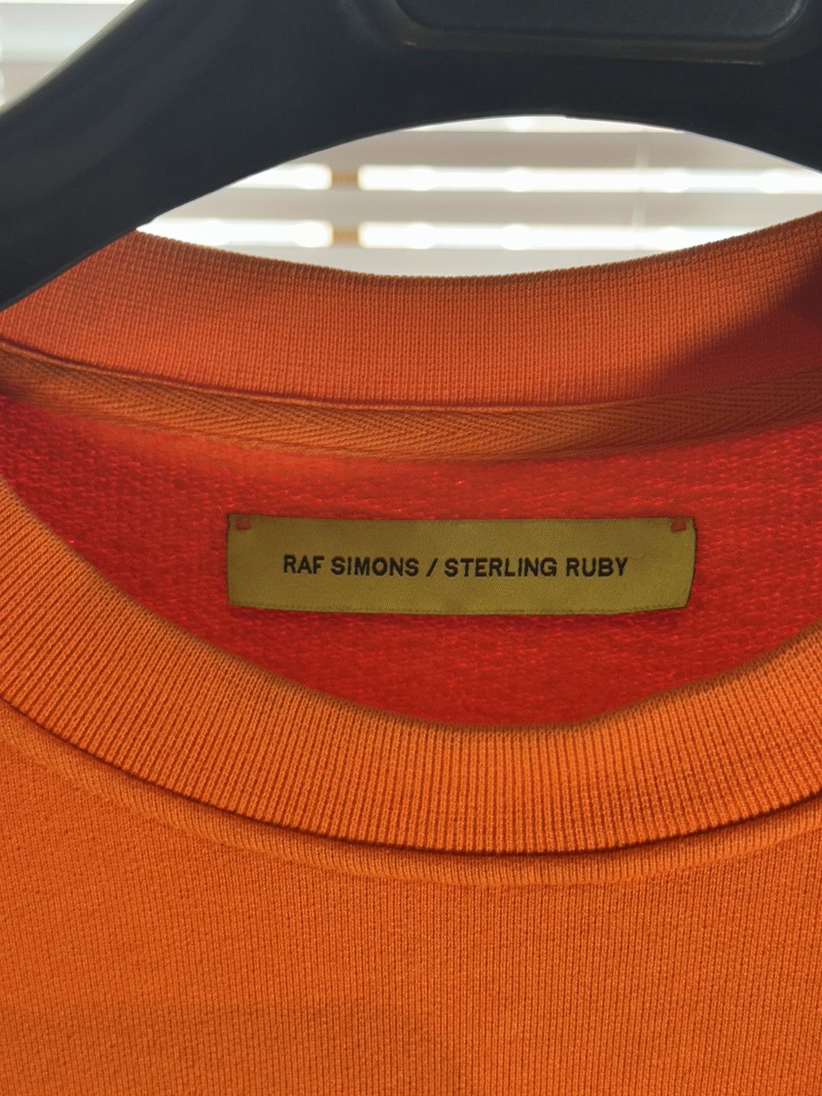 Raf Simons × Sterling Ruby Raf Simons x Sterling Ruby Rugby Long Sleeve – Orange Size US M / EU 48-50 / 2 - 2 Thumbnail