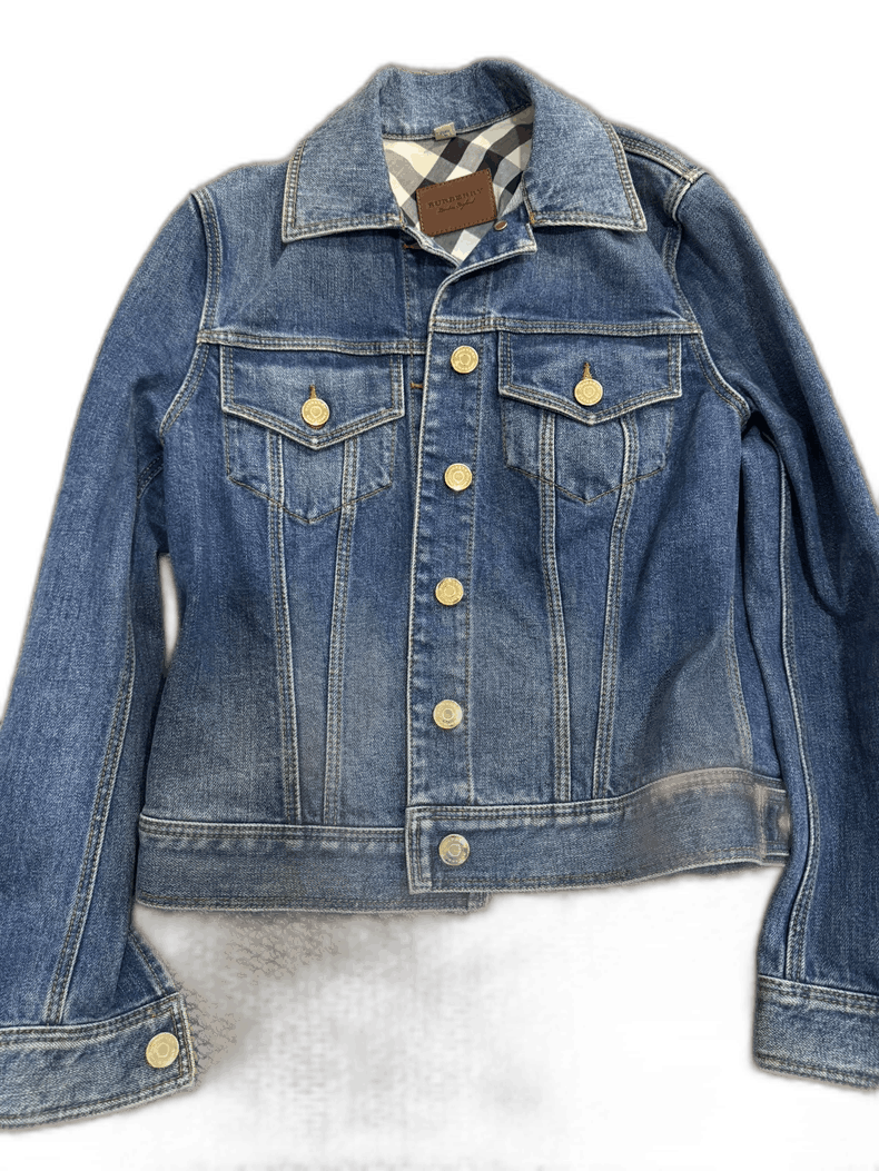 Burberry Burberry Classic Denim Jacket for Everyday Wear Size S / US 4 / IT 40 - 1 Thumbnail