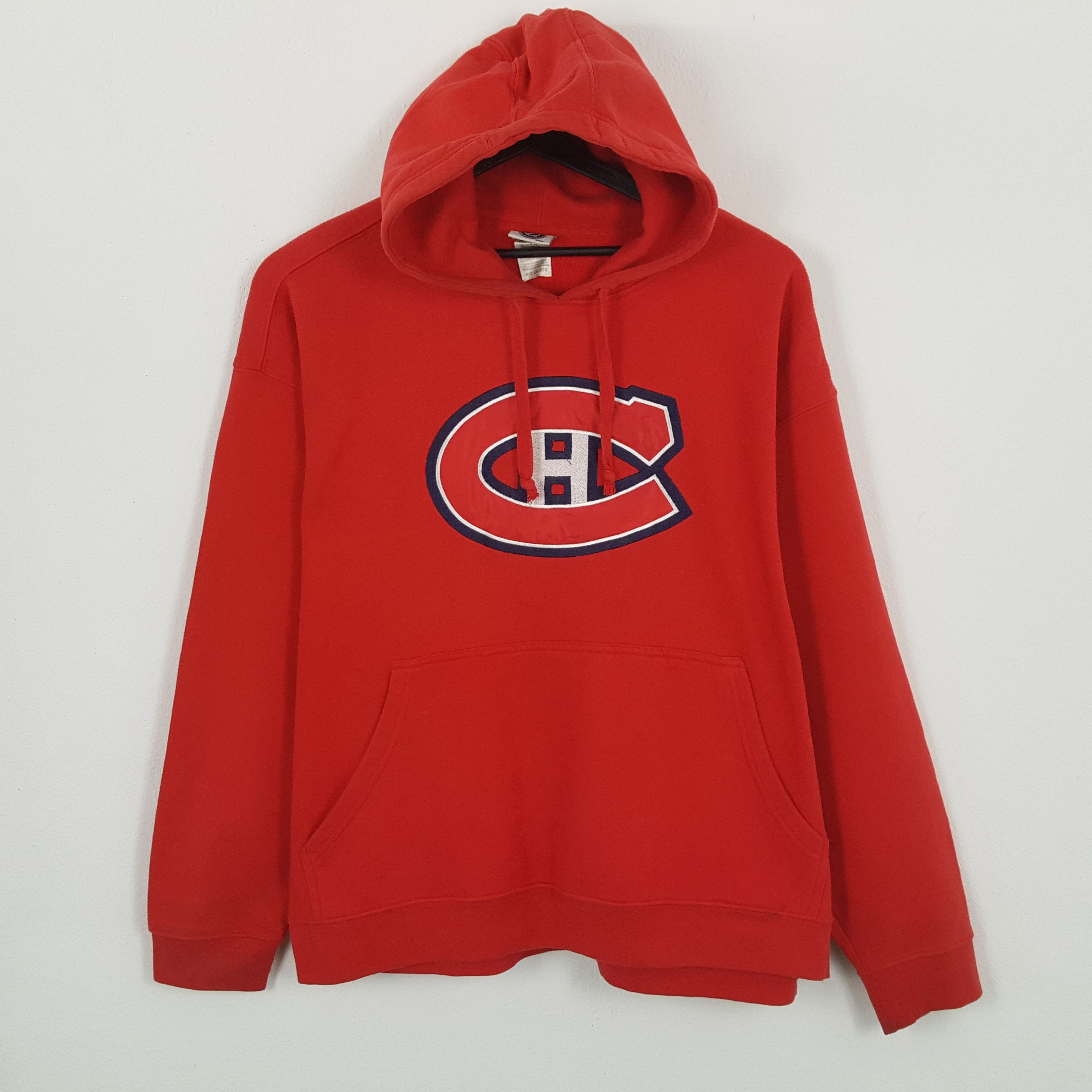 NHL MONTREAL CANADIANS Center Logo Design Hoodies