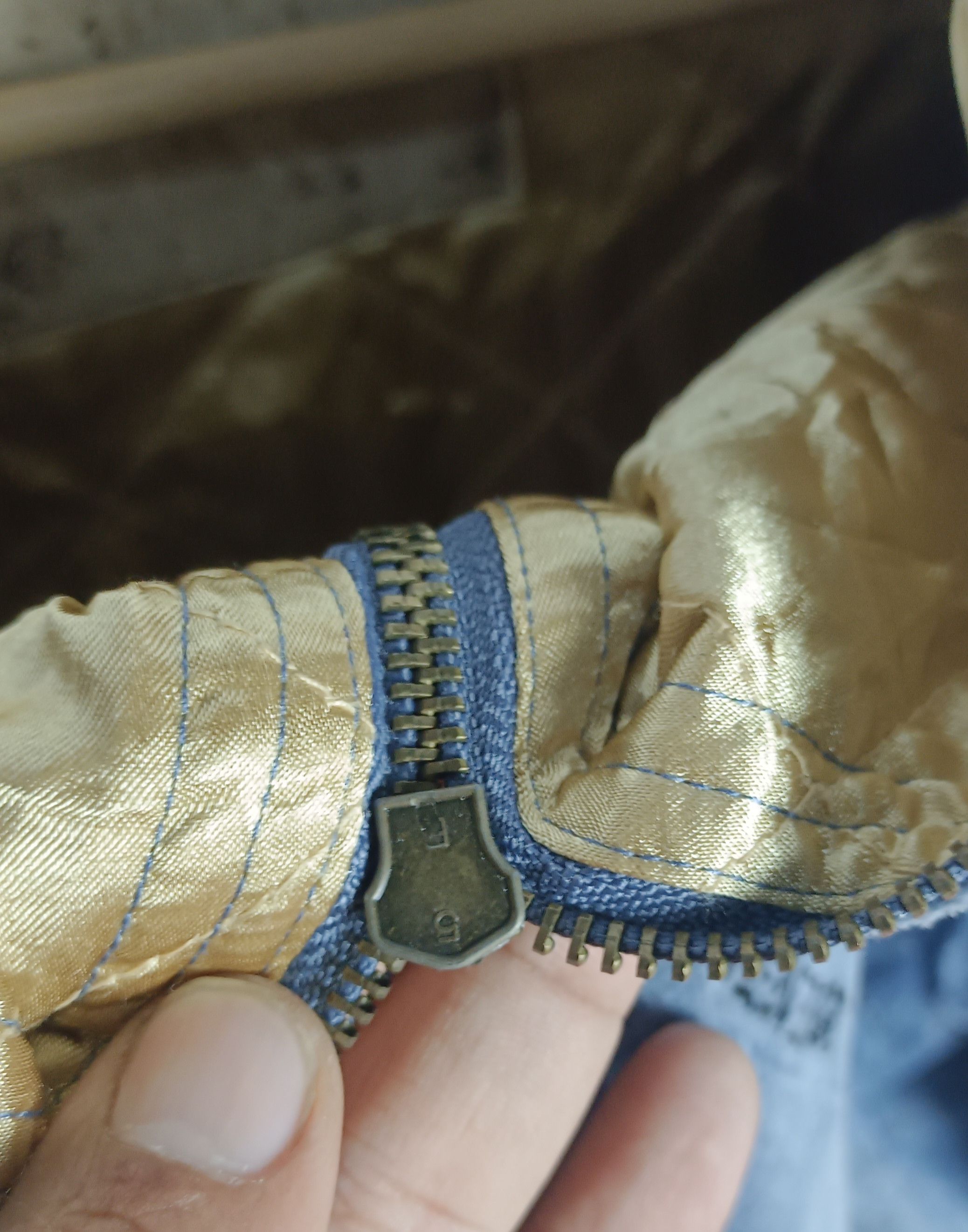 Japanese Brand Vintage Denim Bank Sukajan Embroidery Jacket Size US M / EU 48-50 / 2 - 9 Thumbnail