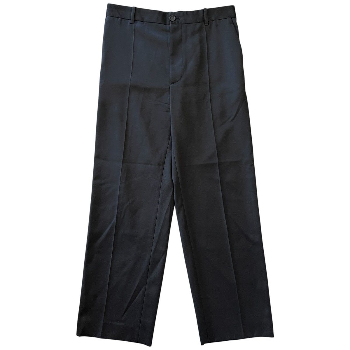Balenciaga BALENCIAGA 2021AW DEMNA GVASALIA Virgin Wool Wide Pants Size US 26 / EU 42 - 1 Thumbnail