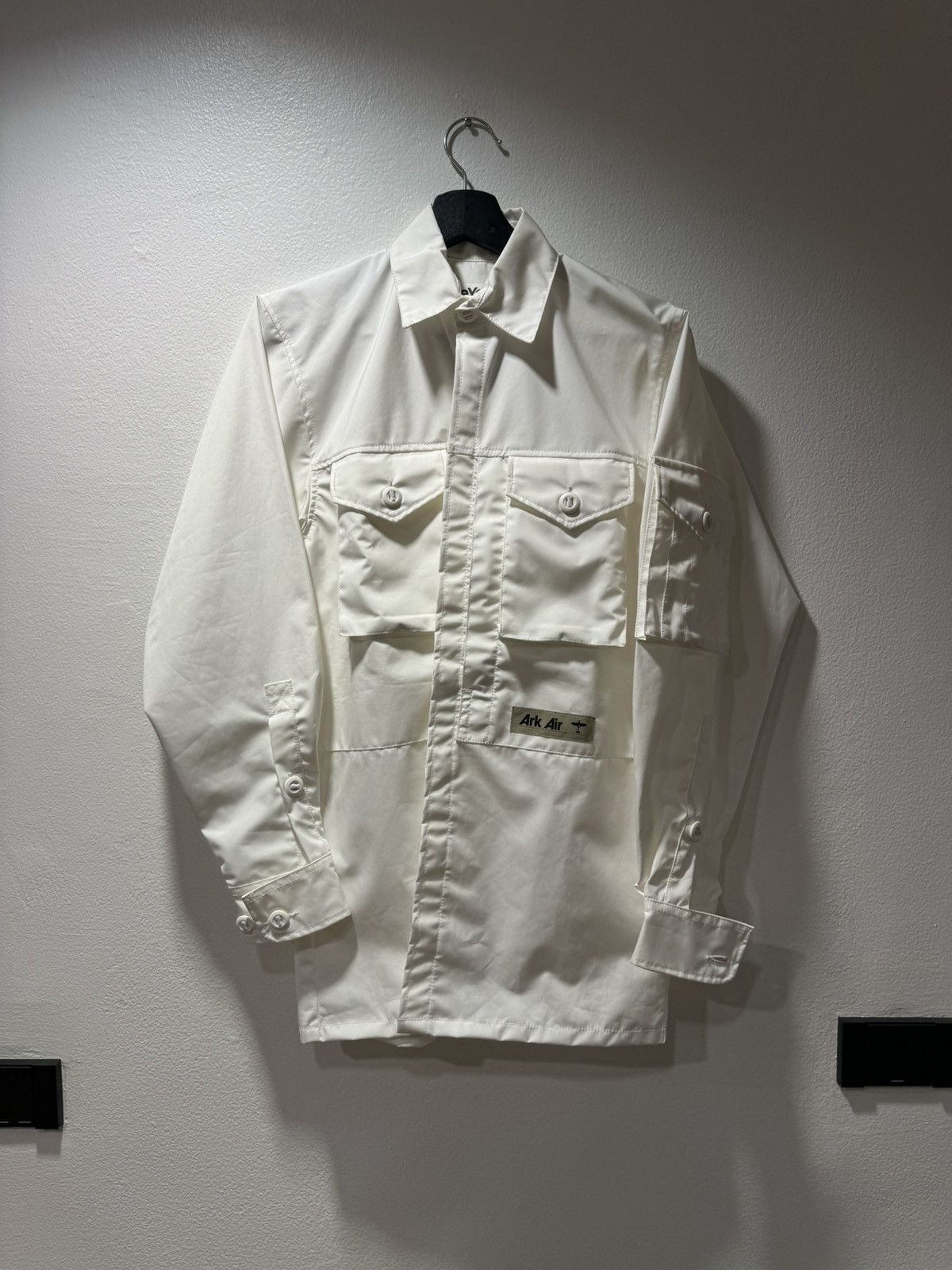 image of Junya Watanabe Ss19 Ark Waterproof Shirt in White, Men's (Size XS)