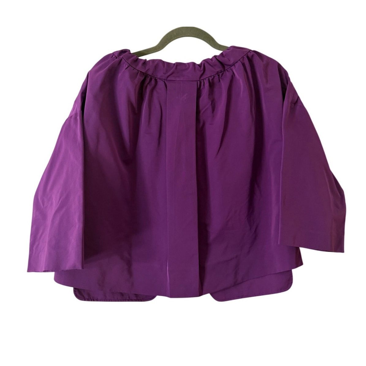Vera Wang Vera Wang Collection Purple Short Sleeves Top Size M / US 6-8 / IT 42-44 - 2 Thumbnail