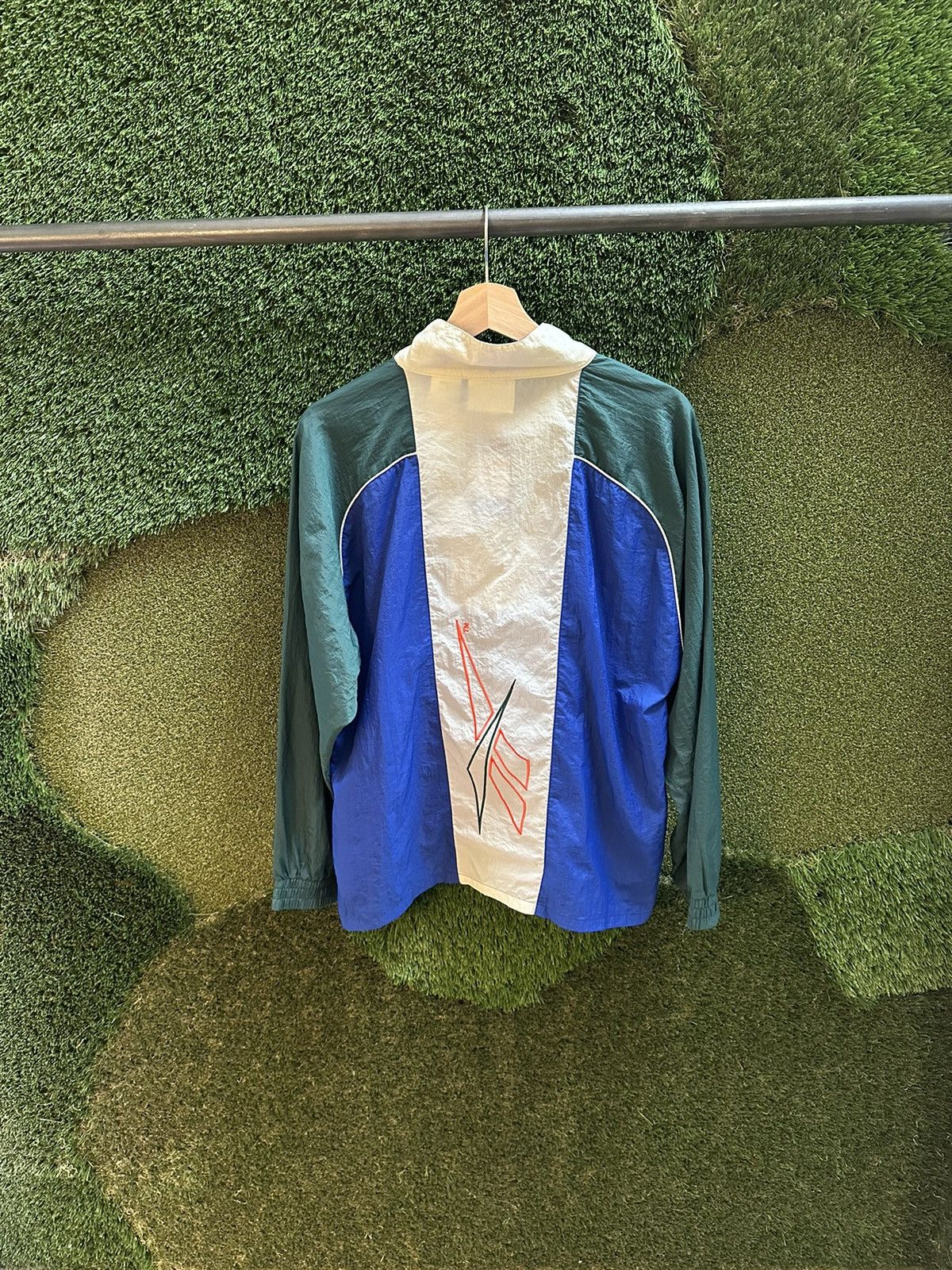 Reebok × Vintage Vintage Reebok 1/2 Zip Light Jacket Large Size US L / EU 52-54 / 3 - 2 Thumbnail