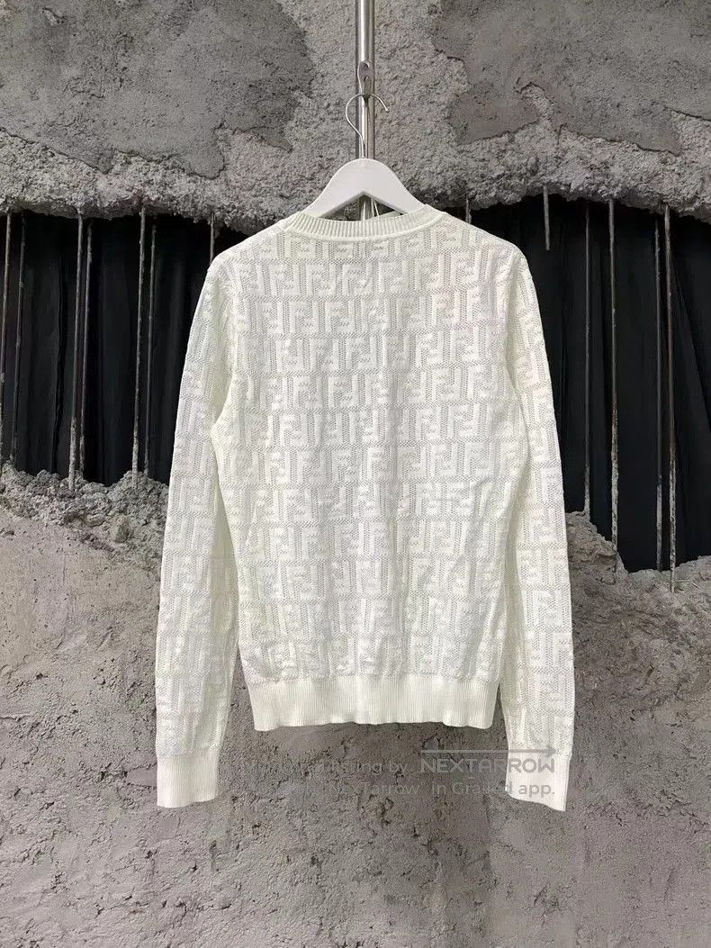 Fendi Fendi Monogram Long Sleeve Top . Size US M / EU 48-50 / 2 - 2 Thumbnail