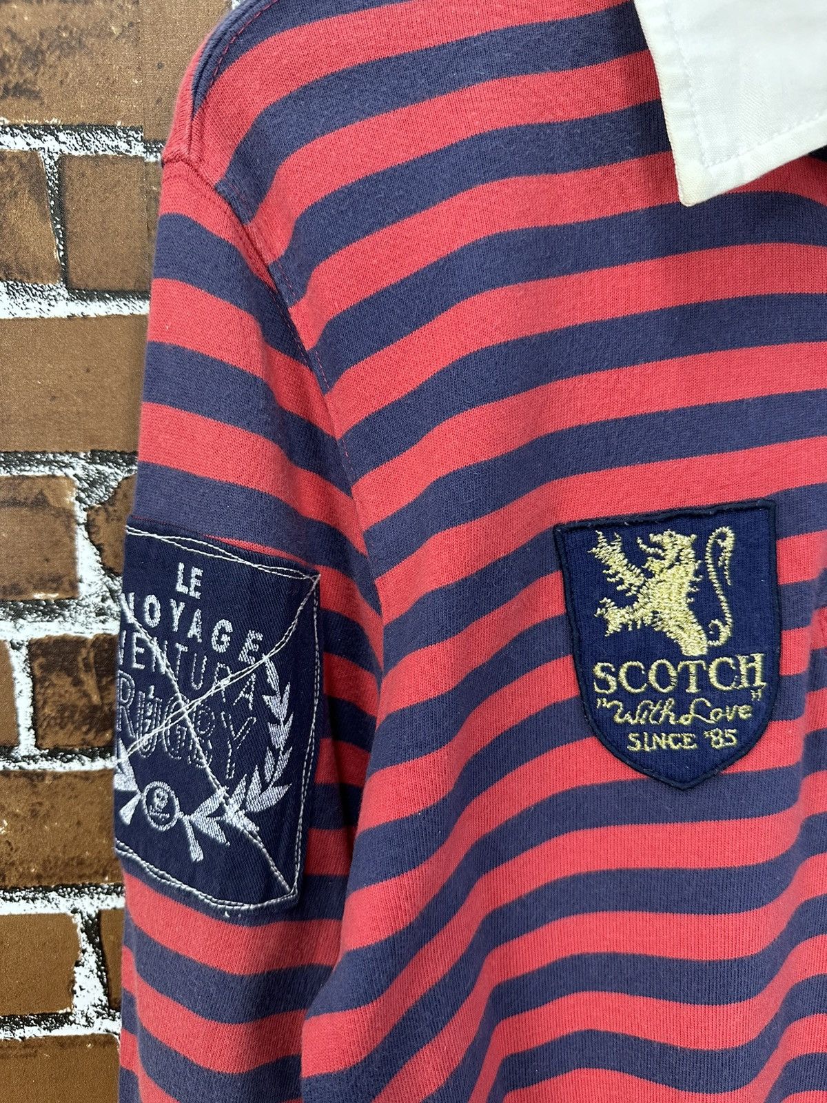 Scotch & Soda Scotch And Soda Rugby Polo Shirt A921 Size US S / EU 44-46 / 1 - 2 Thumbnail