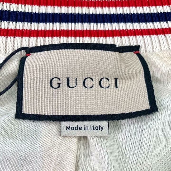 Gucci Gucci Logo Print Stripe Zip Jacket Size US S / EU 44-46 / 1 - 7 Thumbnail