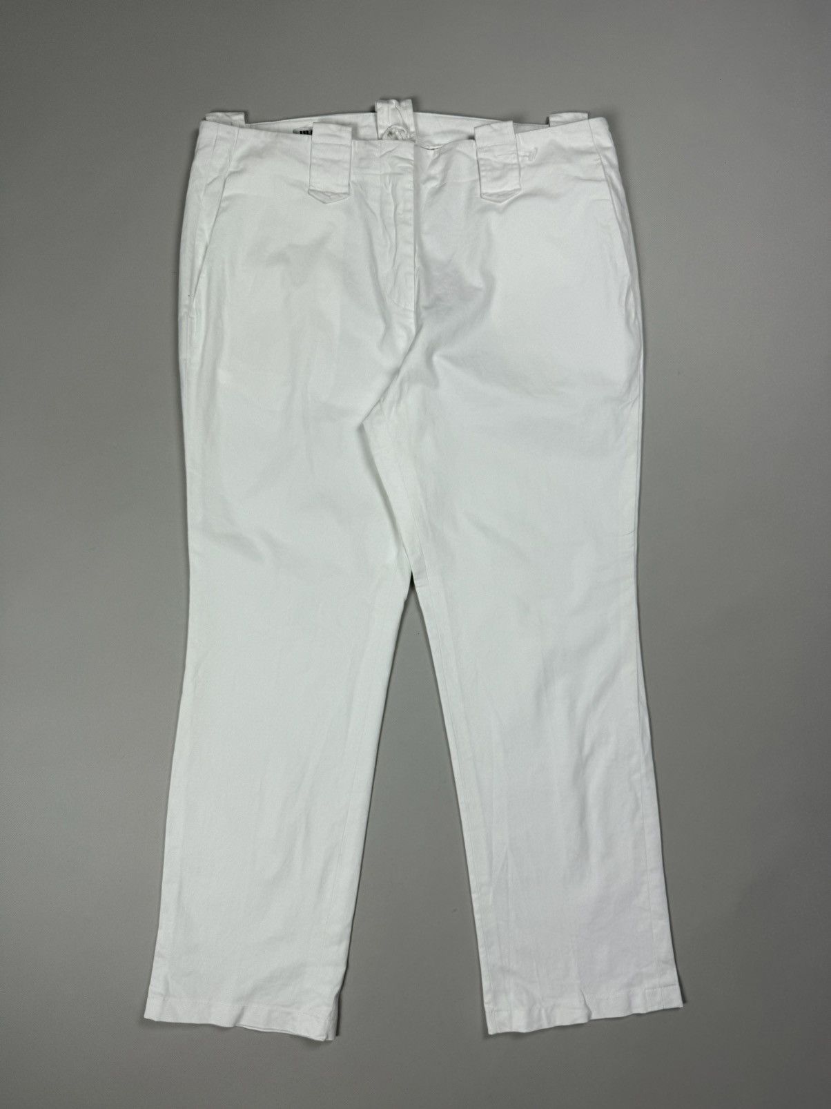 Jil Sander × Vintage Jil Sander Vintage Cropped Cotton Chino Pants Trousers Size 34" / US 12 / IT 48 - 1 Thumbnail