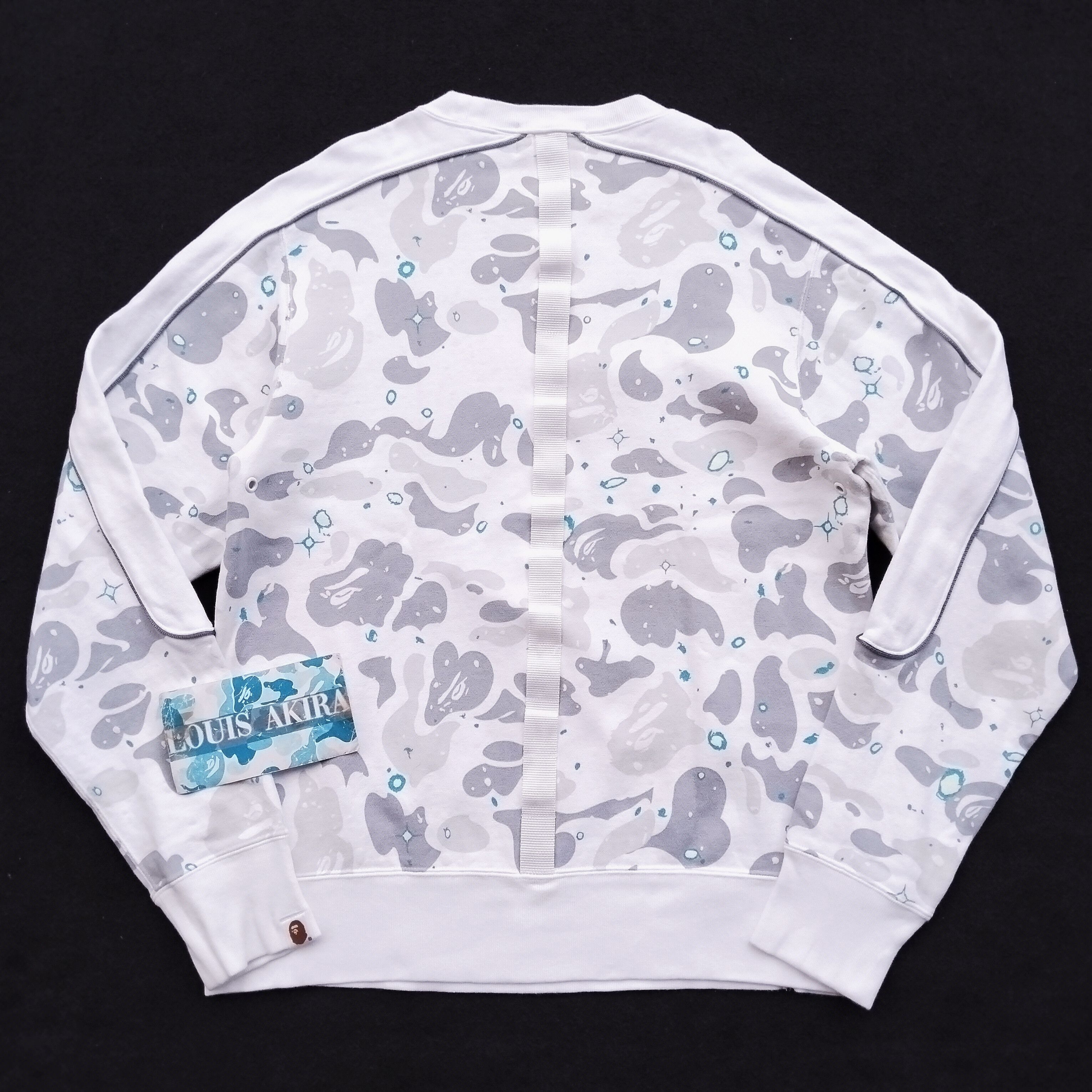 Bape Space Camo Wide Crewneck (2019) Size US S / EU 44-46 / 1 - 4 Thumbnail