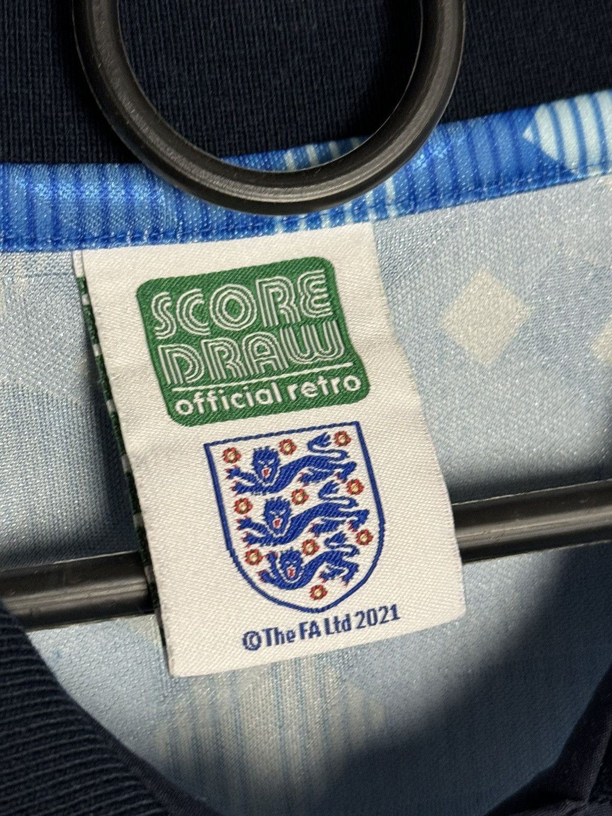 Other England National Team 90/92 Third Football Jersey T-Shirt Size US L / EU 52-54 / 3 - 5 Thumbnail
