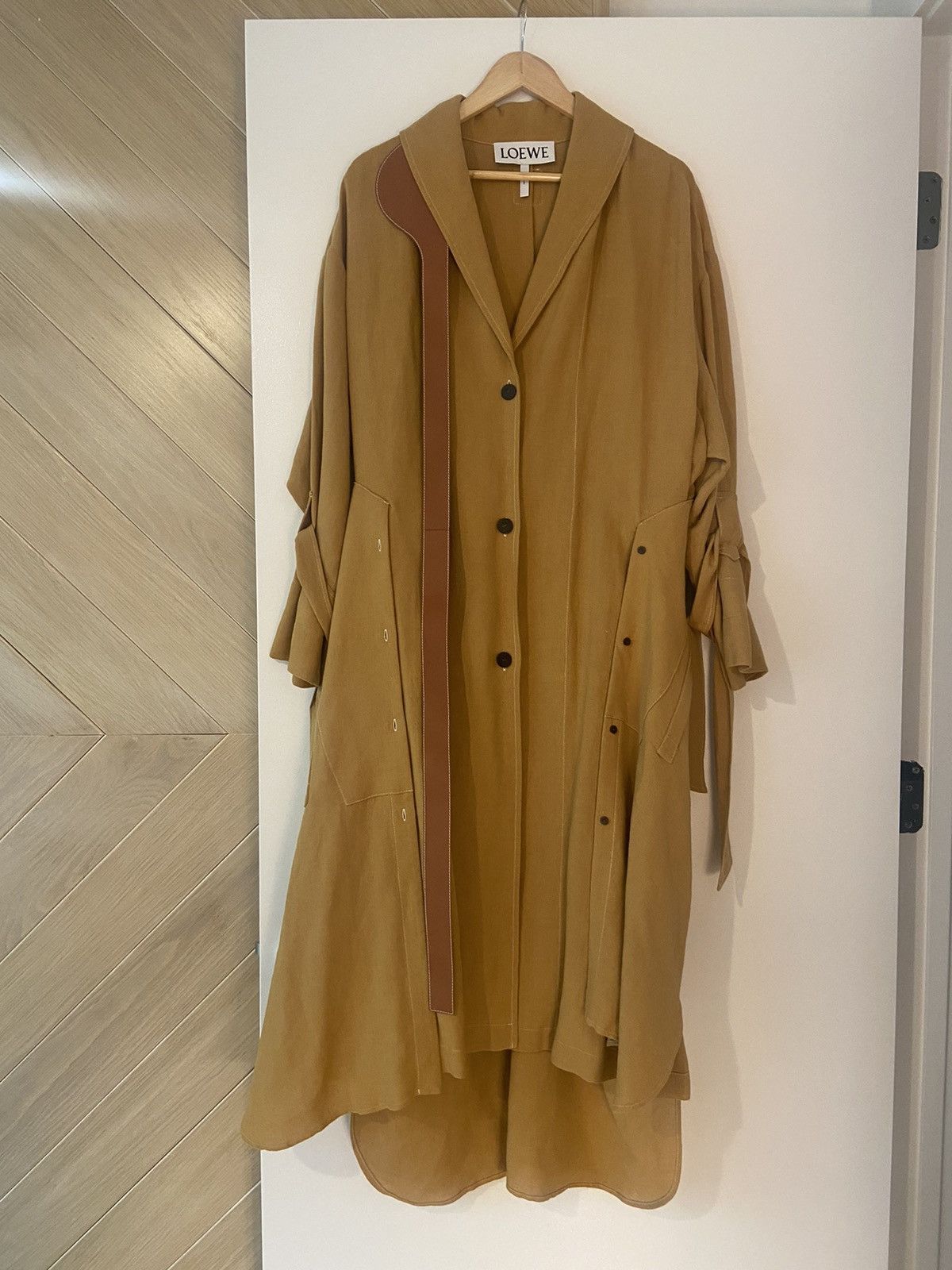 image of Loewe Coat in Beige, Women's (Size XS)